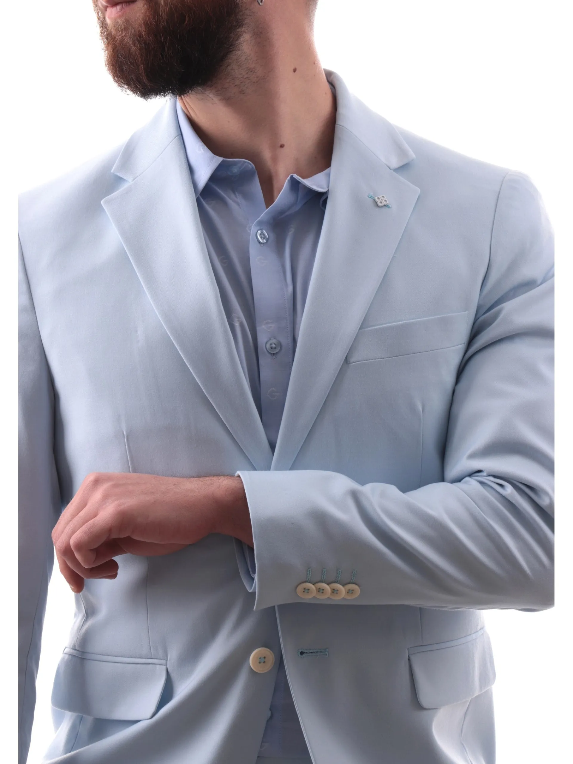 MARKUP Completi*Abito cerimonia completo Mark Up celeste da uomo MK896024