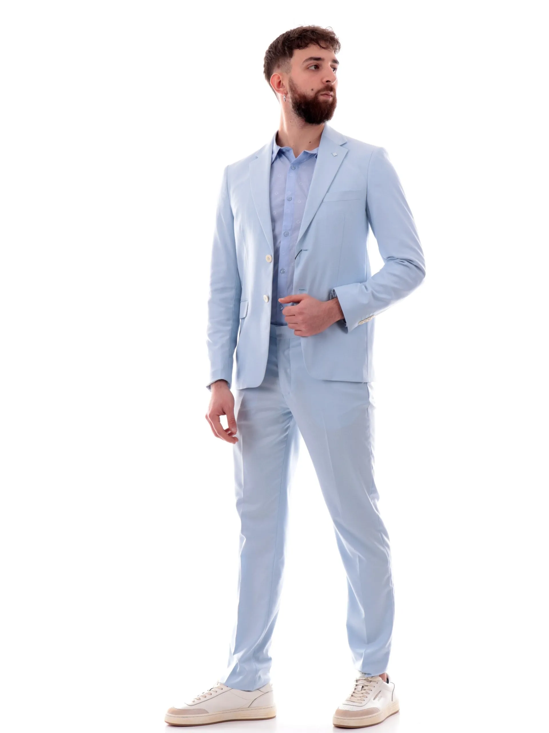 MARKUP Completi*Abito cerimonia completo Mark Up celeste da uomo MK896024