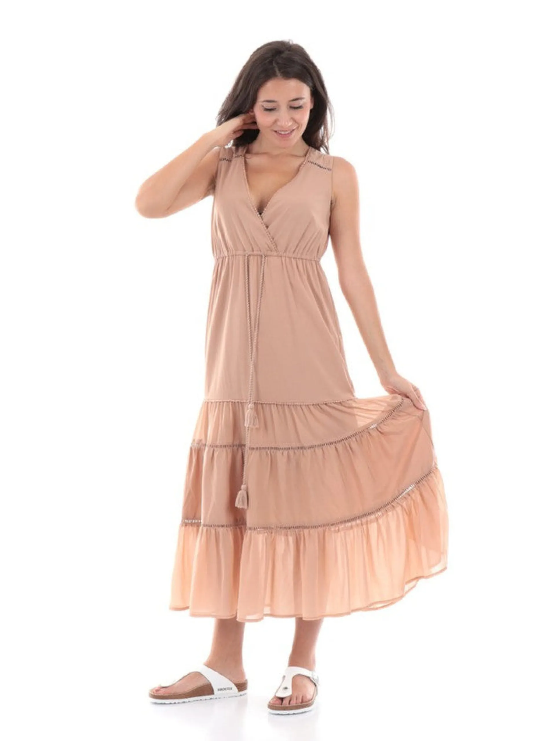 KOCCA Vestiti*Abito rosa da donna QUARERE