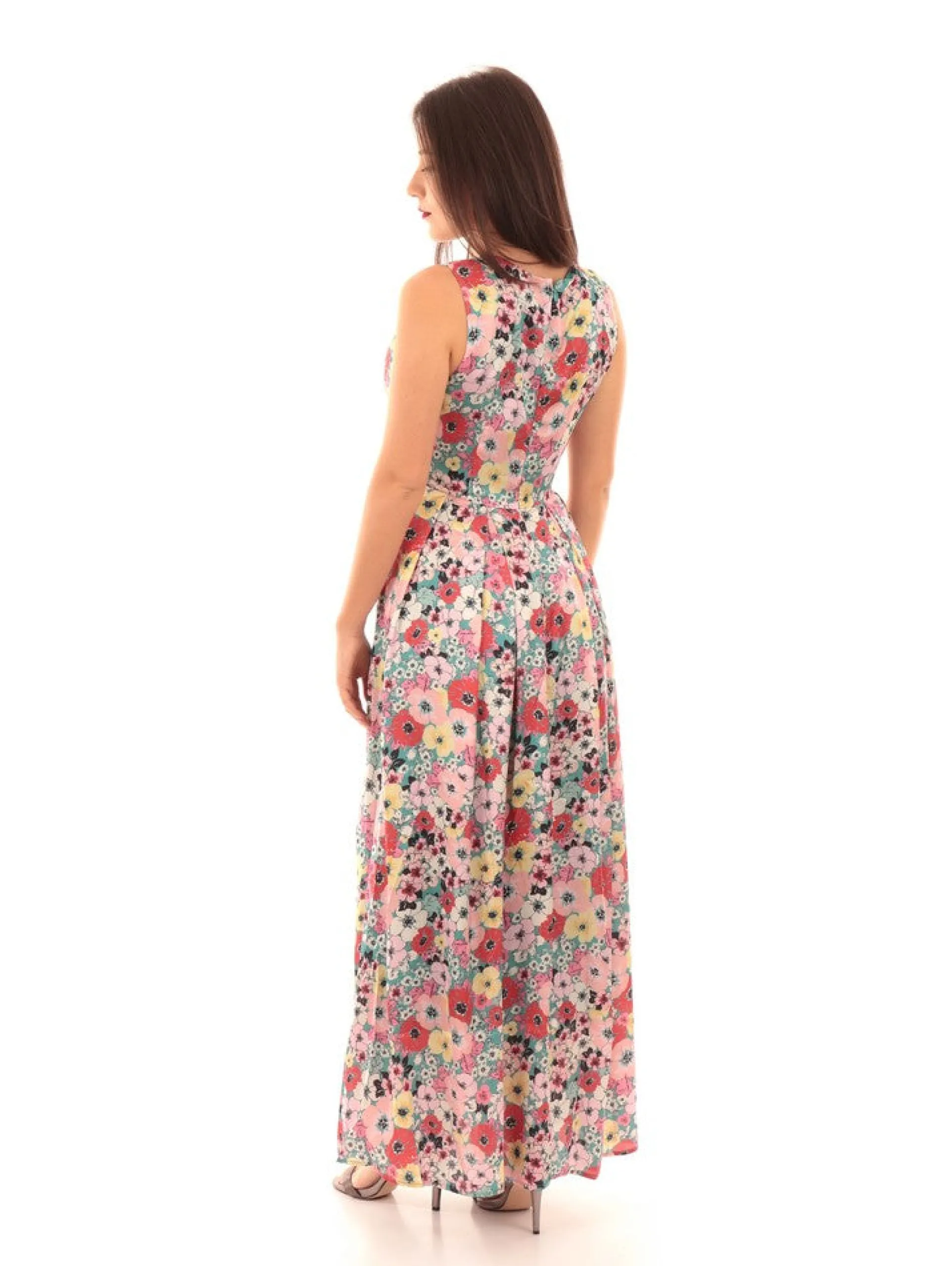 MOLLYBRACKEN Vestiti*Abito Lungo Molly Bracken Rosa da Donna