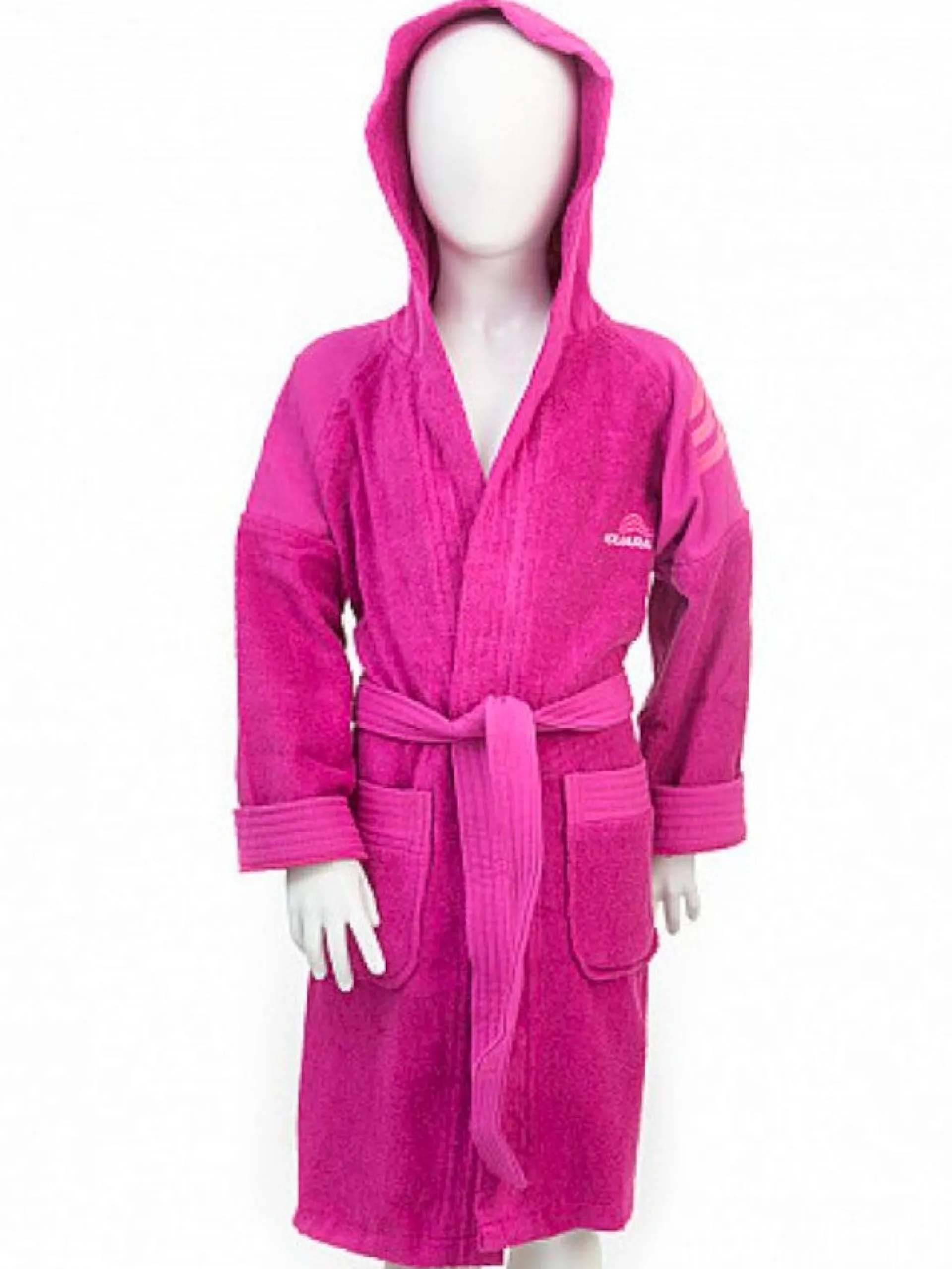 AQUARAPID Accappatoi*Accappatoio Fucsia da Bambina con cappuccio FLYNJ