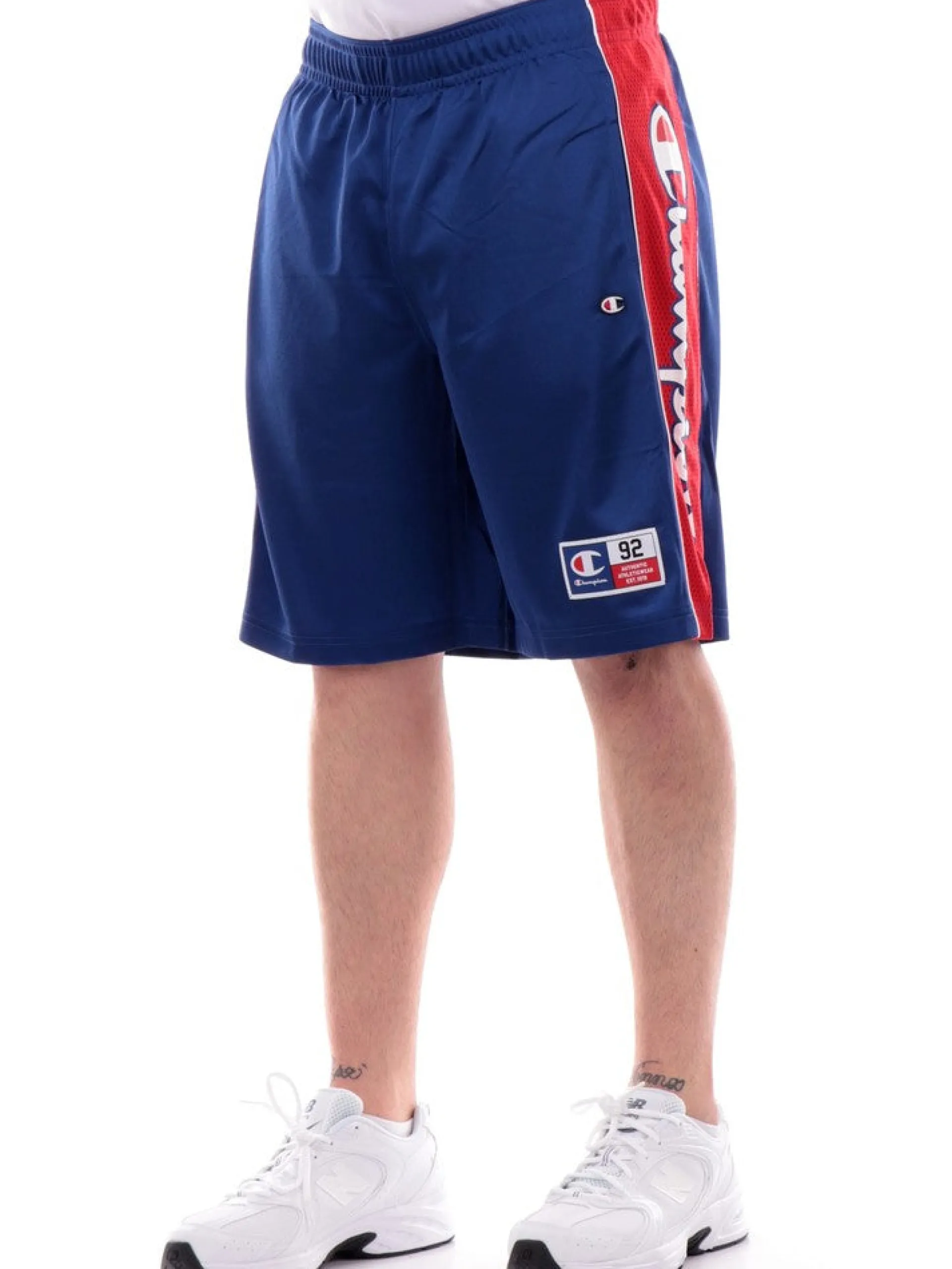 CHAMPION Bermuda*Bermuda blu da uomo bande logate 219746