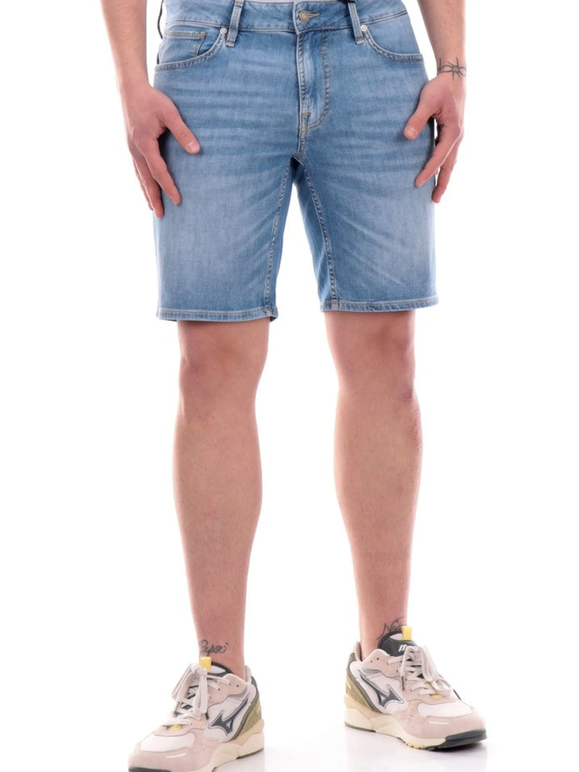 GUESS Bermuda*Bermuda blu da uomo Angels M4GD03D4Z25
