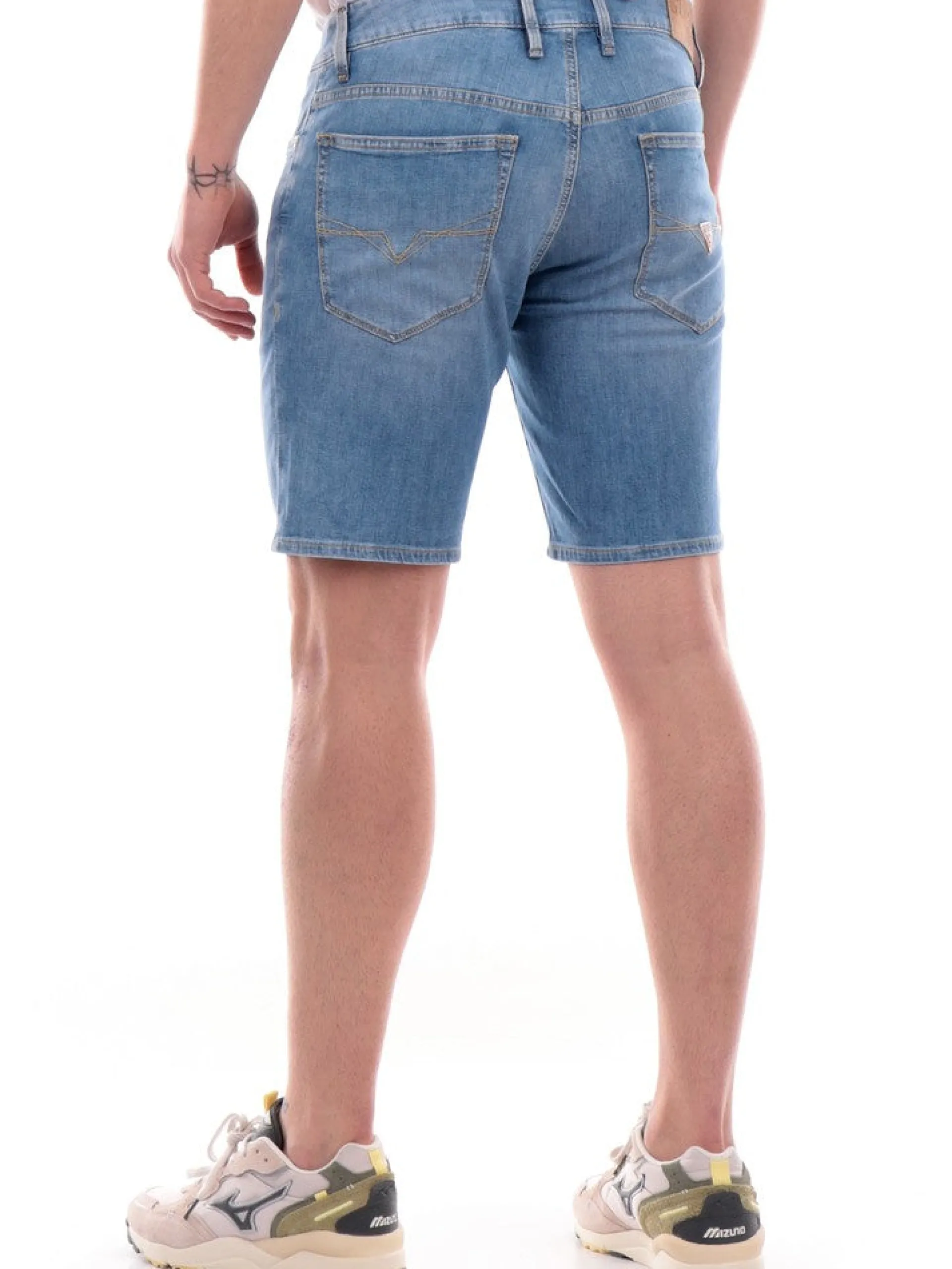 GUESS Bermuda*Bermuda blu da uomo Angels M4GD03D4Z25