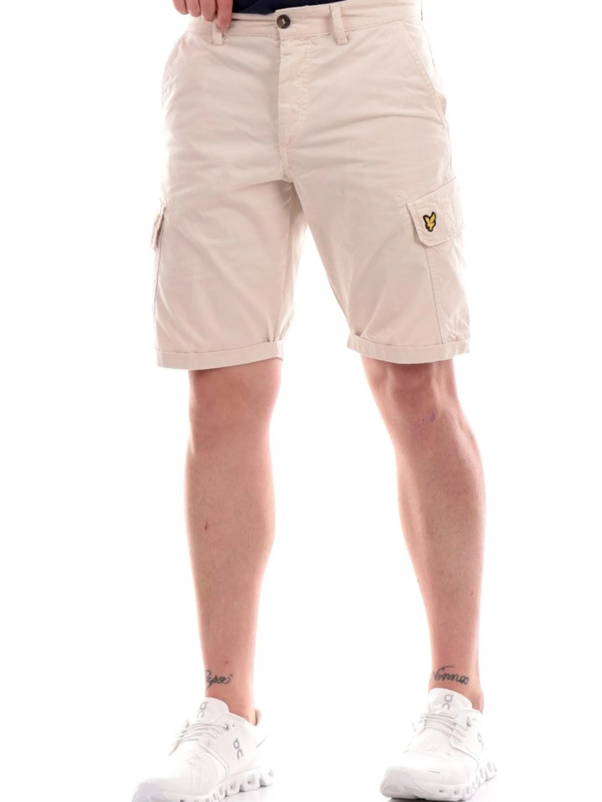 LYLE & SCOTT Bermuda*Bermuda Lyle and Scott uomo Beige Wembley Cargo Short SH1815ITAW