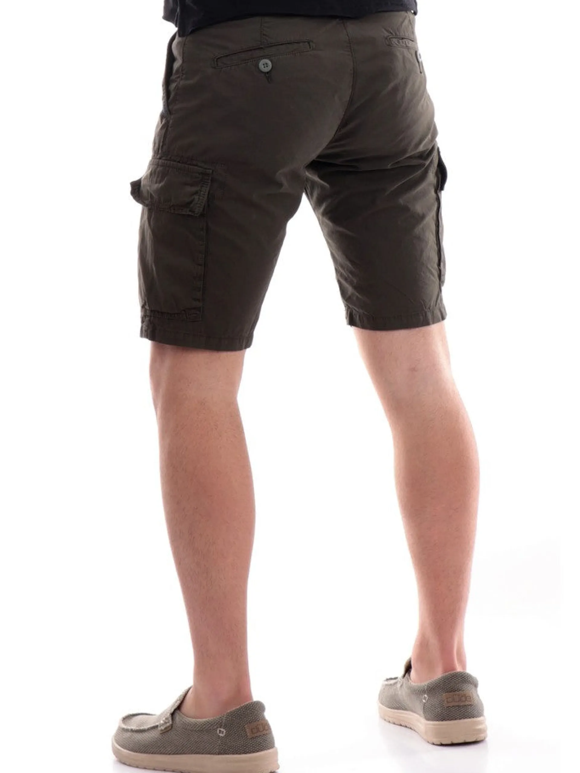 MODFITTERS Bermuda*Bermuda verde militare da uomo DOVERSHORT