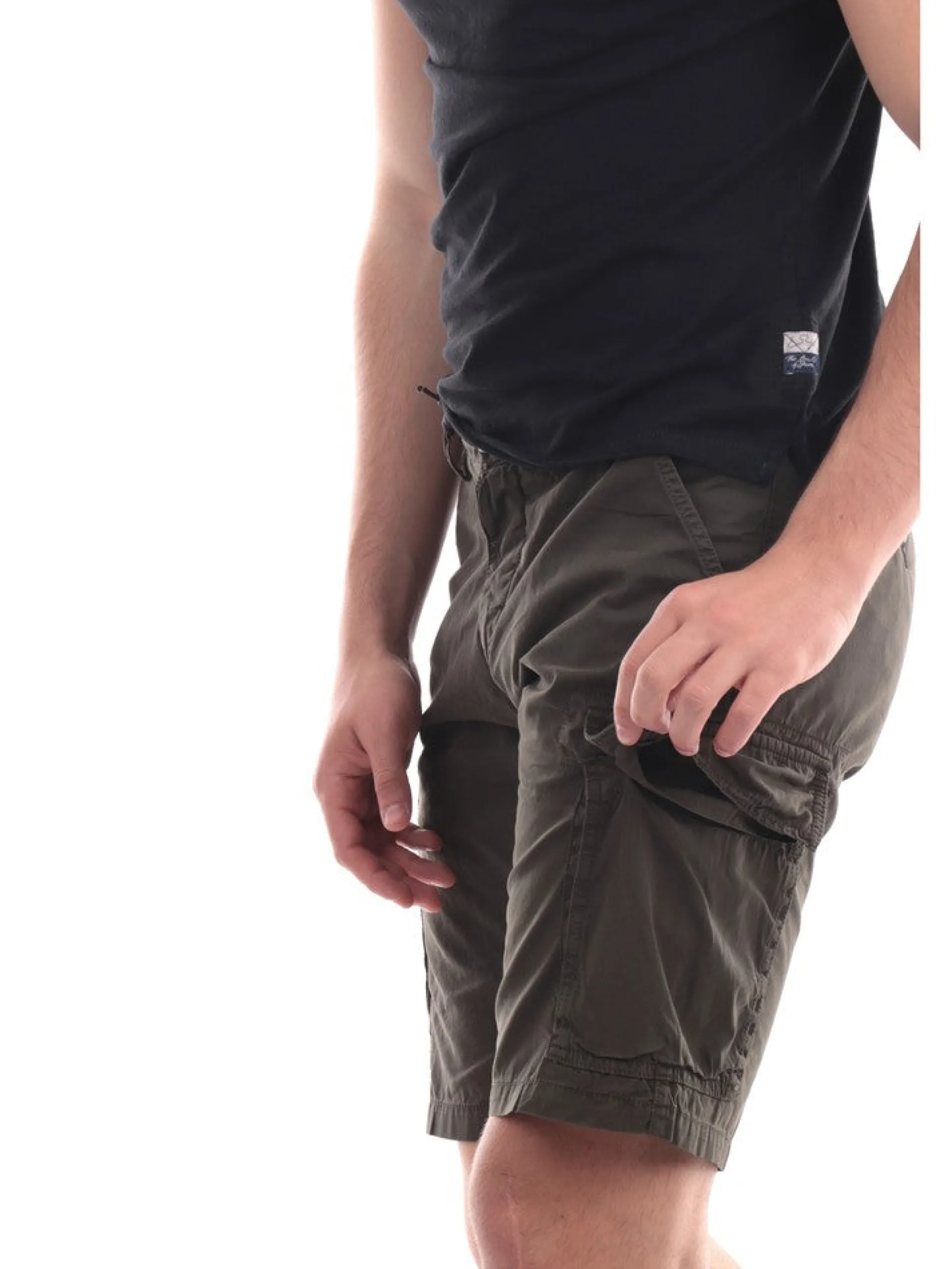 MODFITTERS Bermuda*Bermuda verde militare da uomo DOVERSHORT
