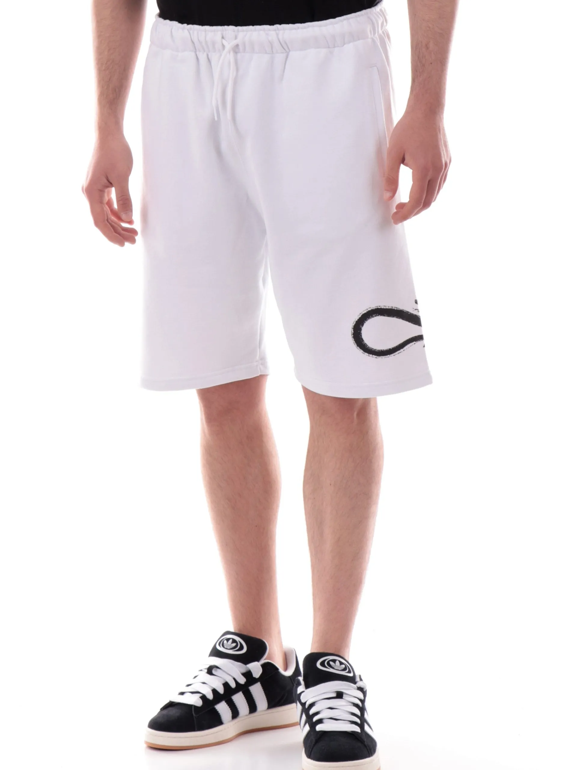 PROPAGANDA Bermuda*Bermuda uomo bianchi logo nero 25SSPRBR 425