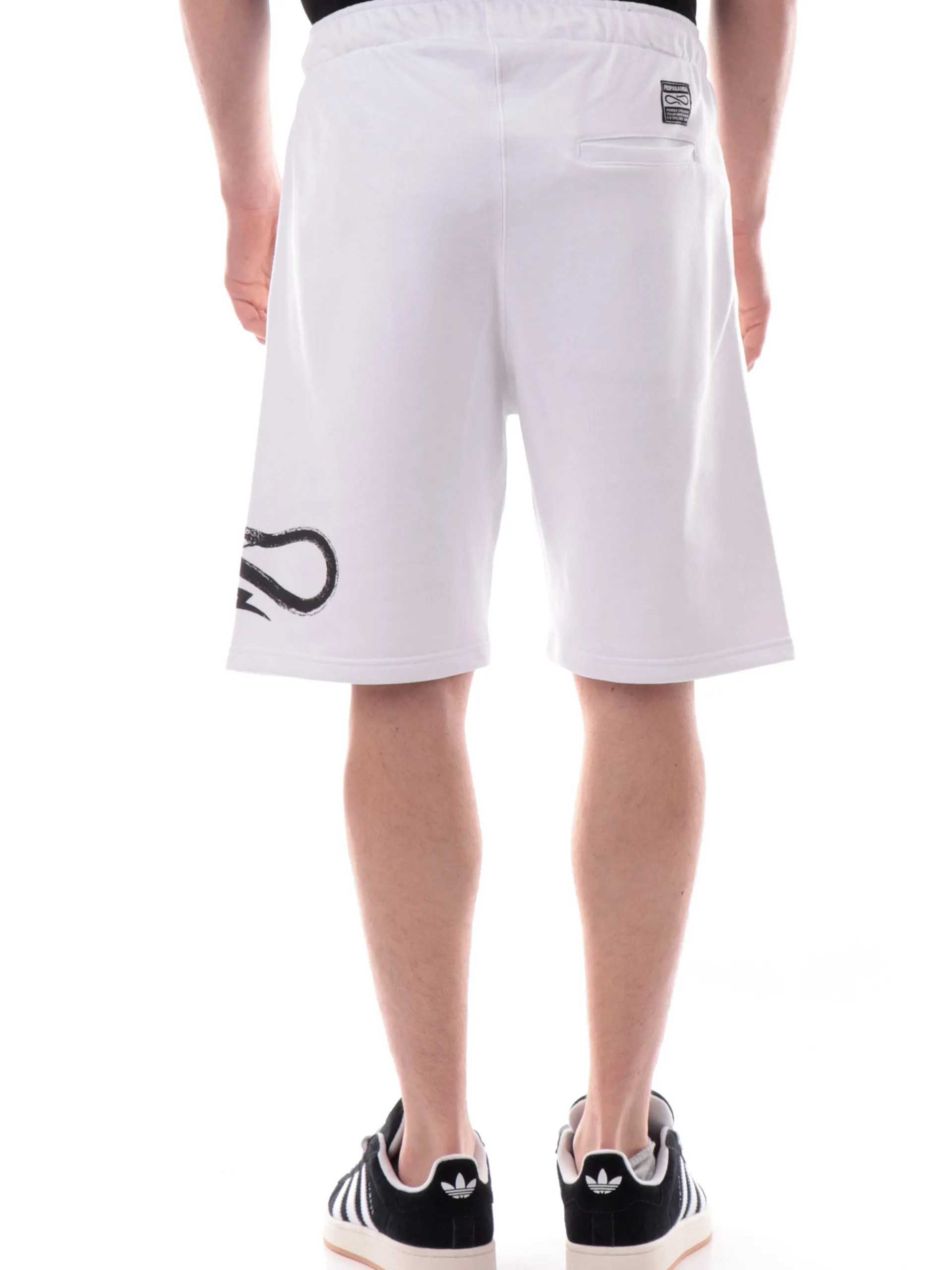 PROPAGANDA Bermuda*Bermuda uomo bianchi logo nero 25SSPRBR 425