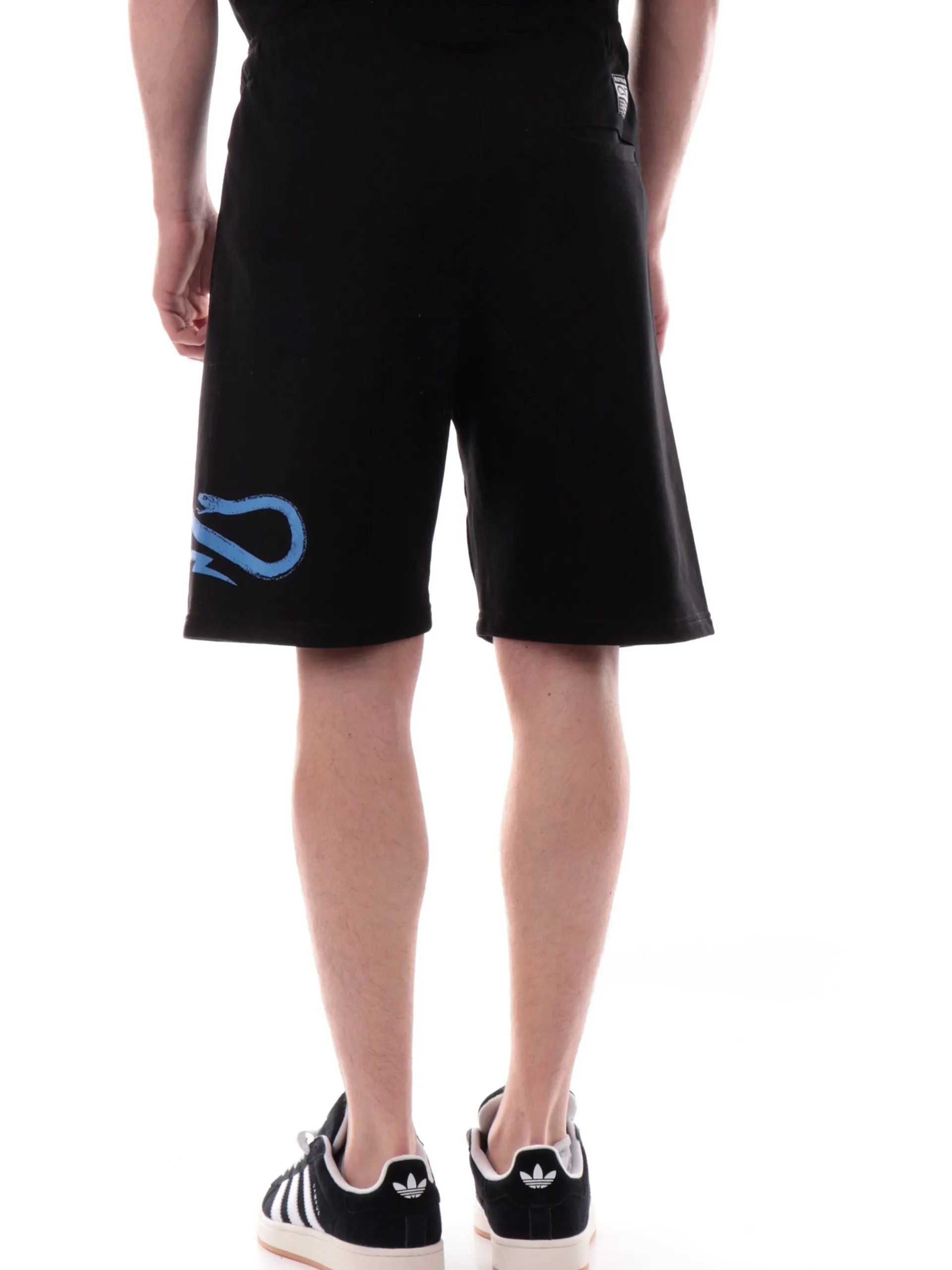 PROPAGANDA Bermuda*Bermuda uomo neri con logo blu 25SSPRBR 424