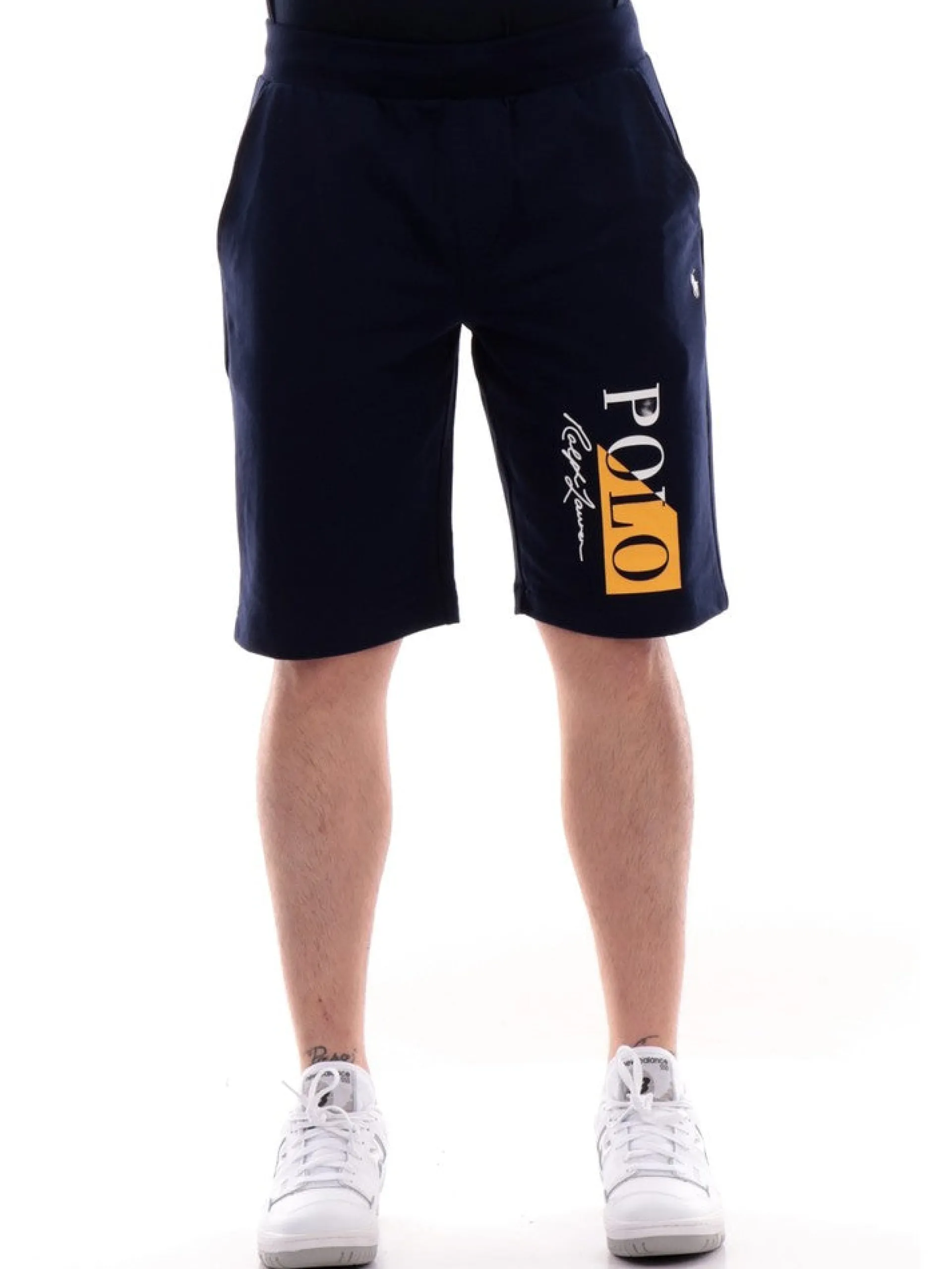 RALPH LAUREN Bermuda*Bermuda blu da uomo maxi logo 714932513
