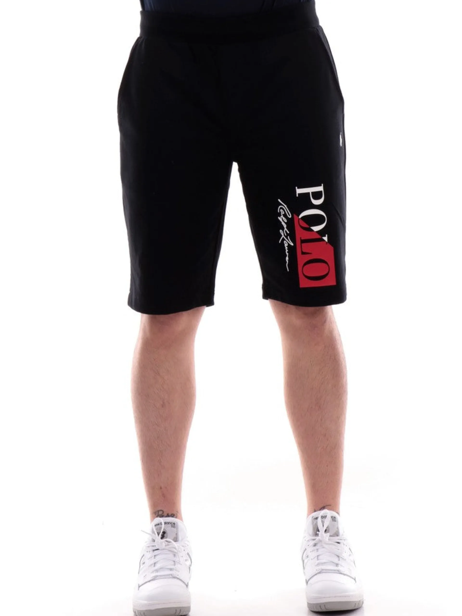 RALPH LAUREN Bermuda*Bermuda neri da uomo maxi logo 714932513