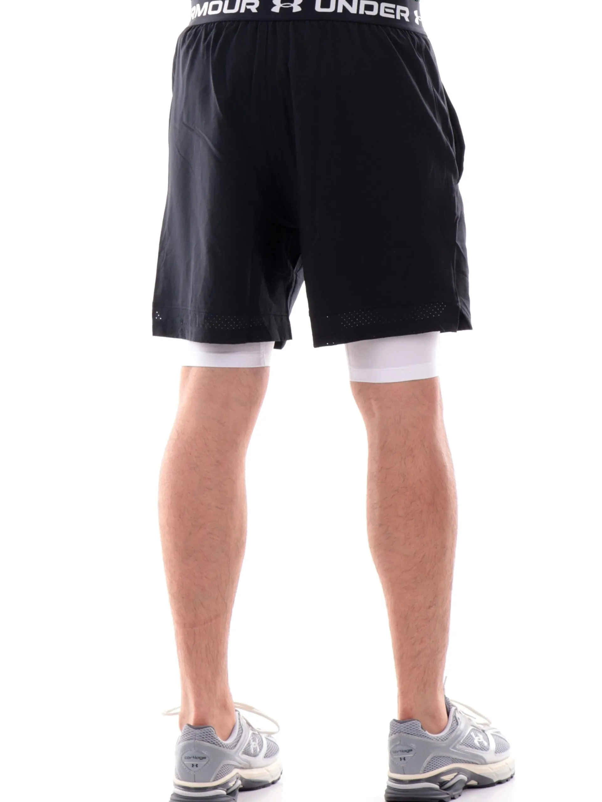 UNDER ARMOUR Bermuda*Bermuda Vanish Woven 2 In 1 neri da uomo calzamaglia interna 13737640