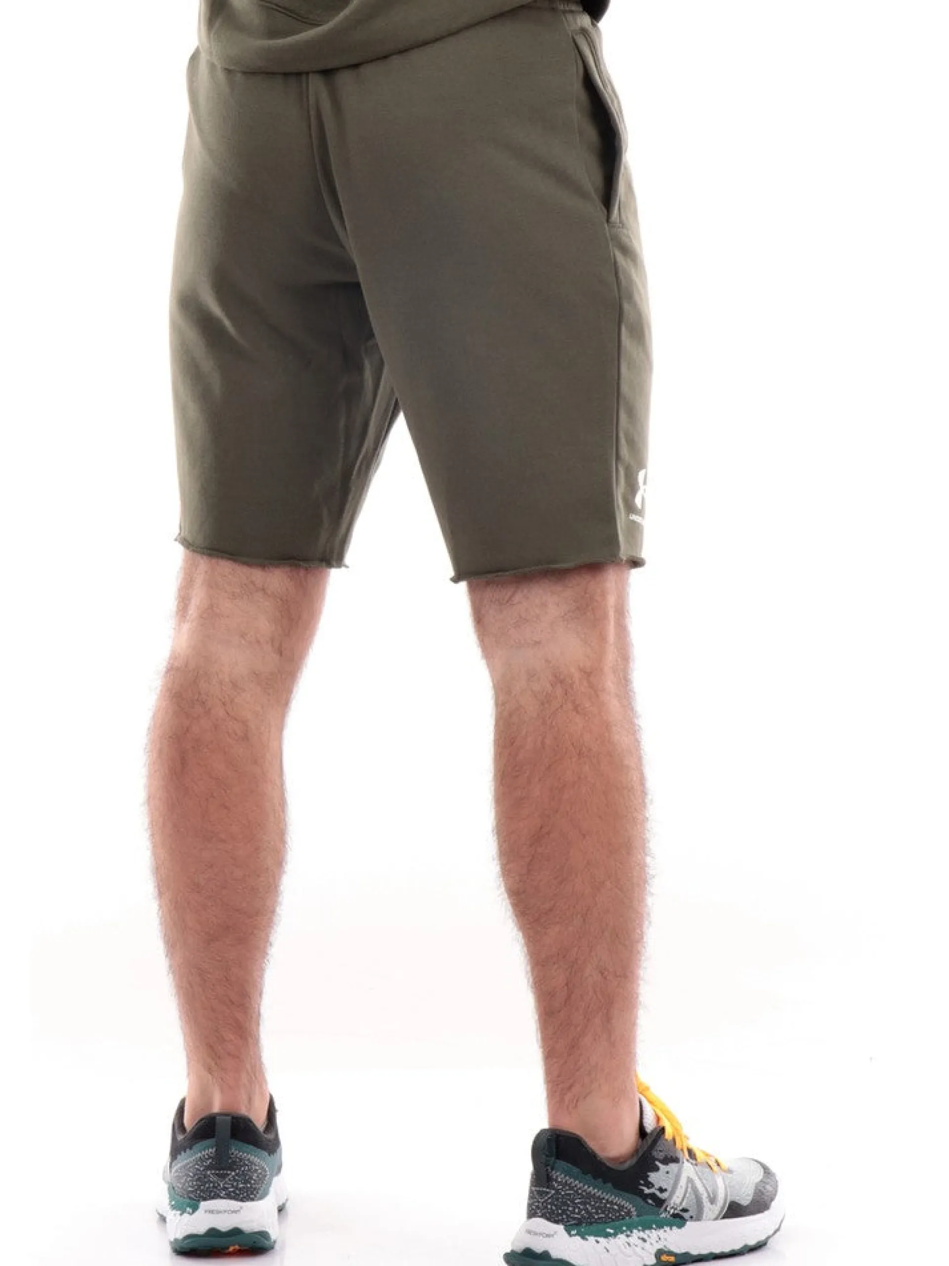 UNDER ARMOUR Bermuda*Bermuda verdi militare da uomo Rival Terry Shorts 13616310