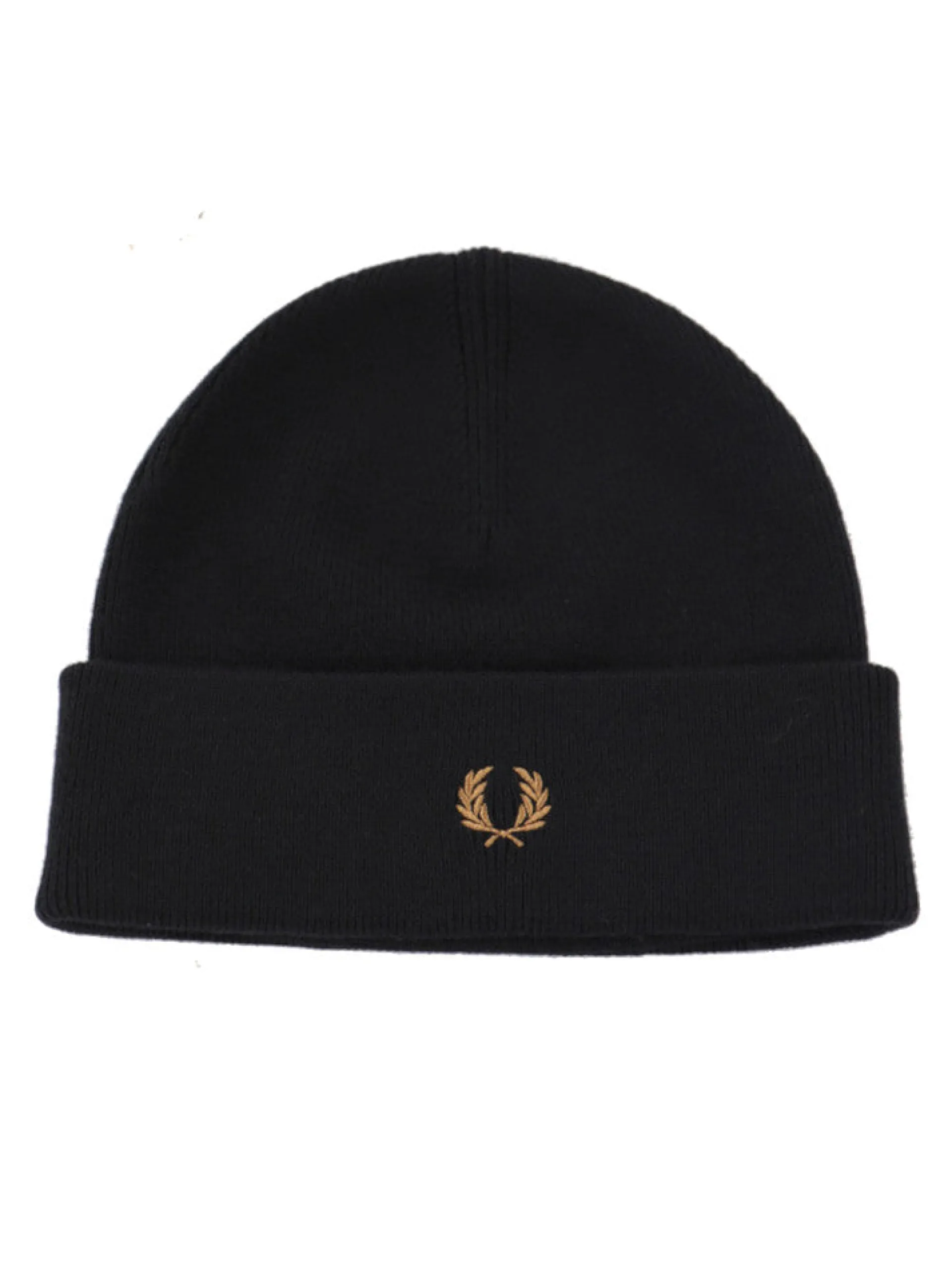 FRED PERRY Cappelli*Berretto nero Merino C9160