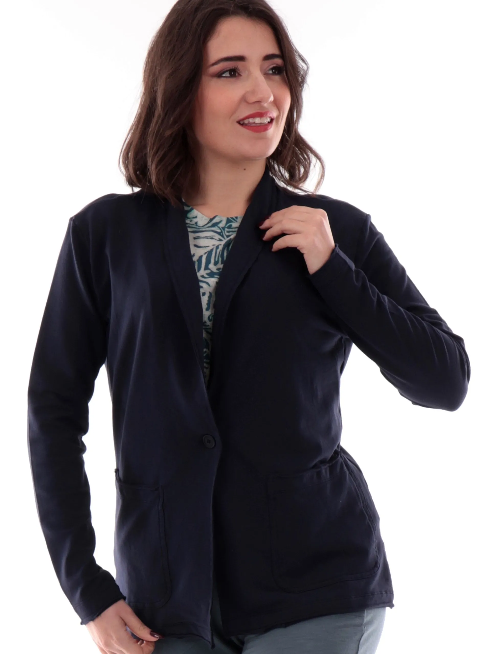 DEHA Giacche*Blazer blu in felpa da donna A0055325515