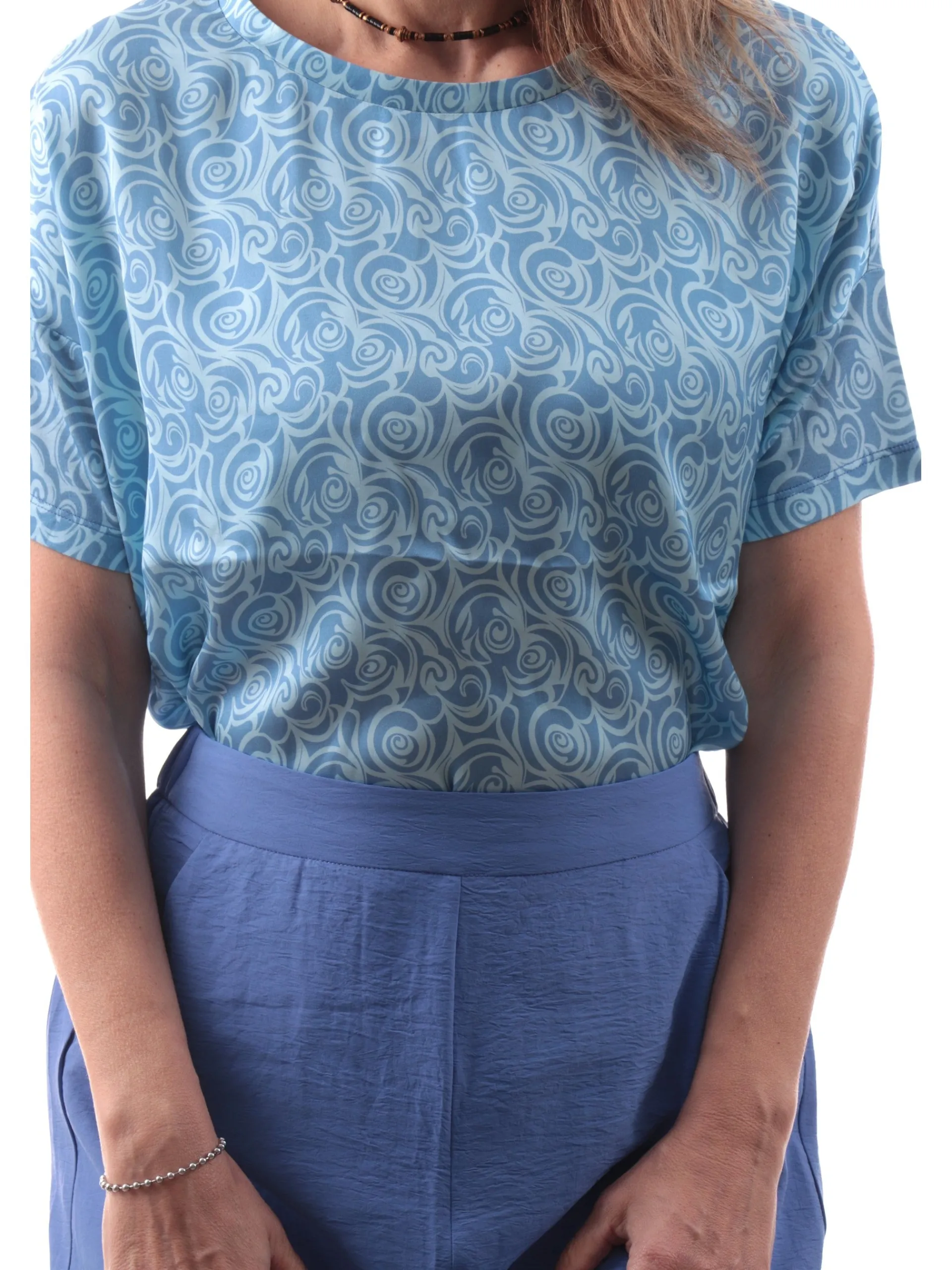 ANIS Maglie*Blusa white da donna realizzata in doppio tessuto 251W1491291
