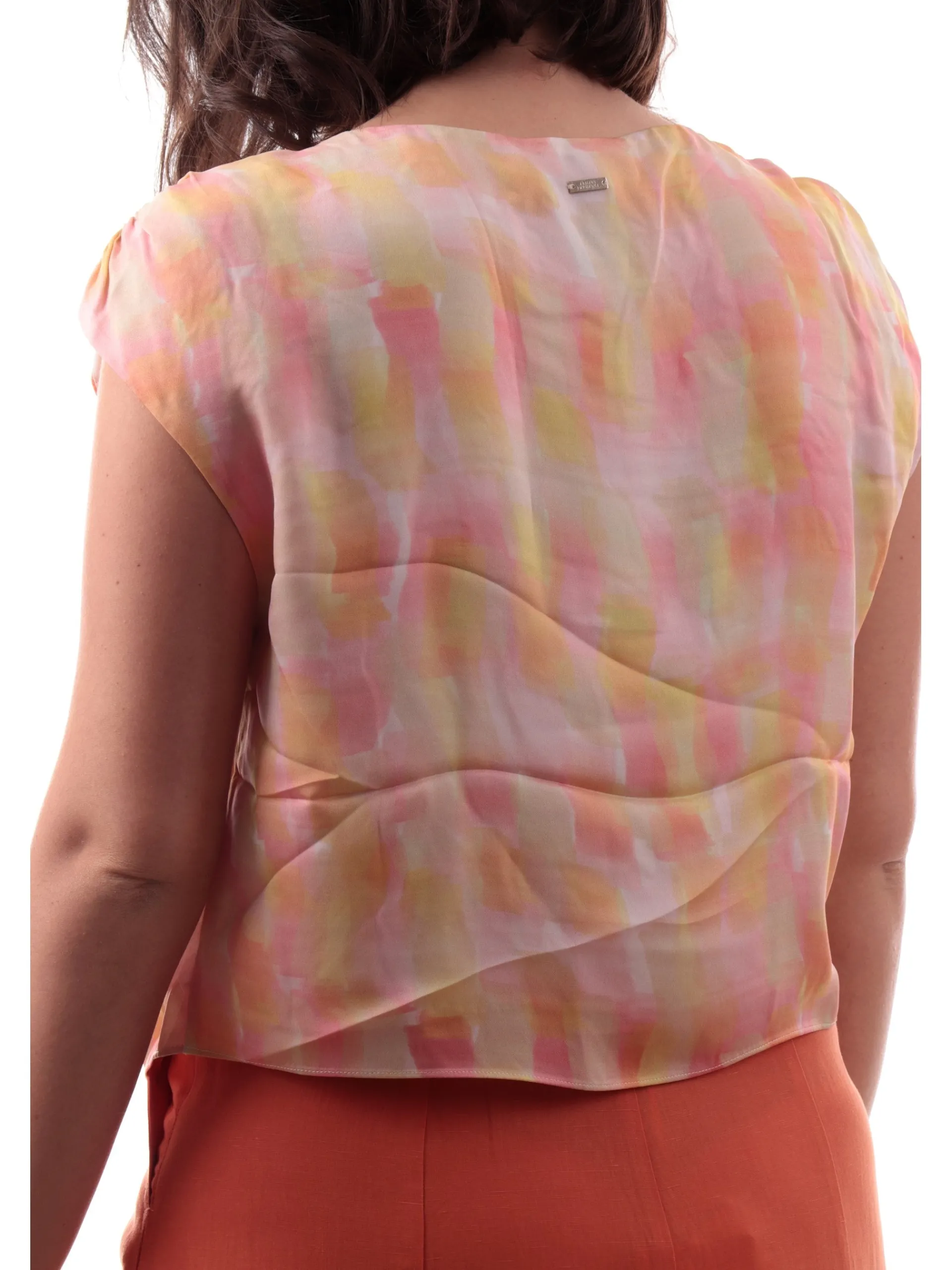 ARMANI EXCHANGE Maglie*Blusa multicolor da donna vestibilità morbida XW000485AF12743
