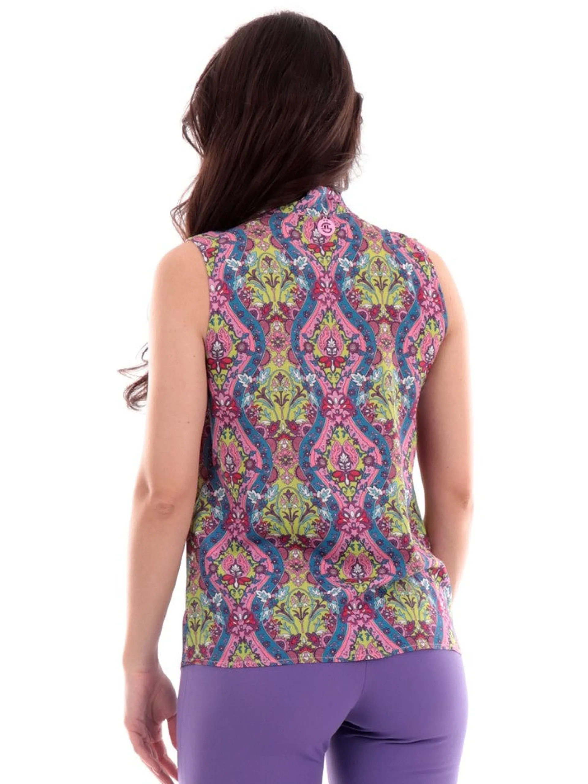 GAELLE Maglie*Blusa multicolore da donna smanicata GBDP16282