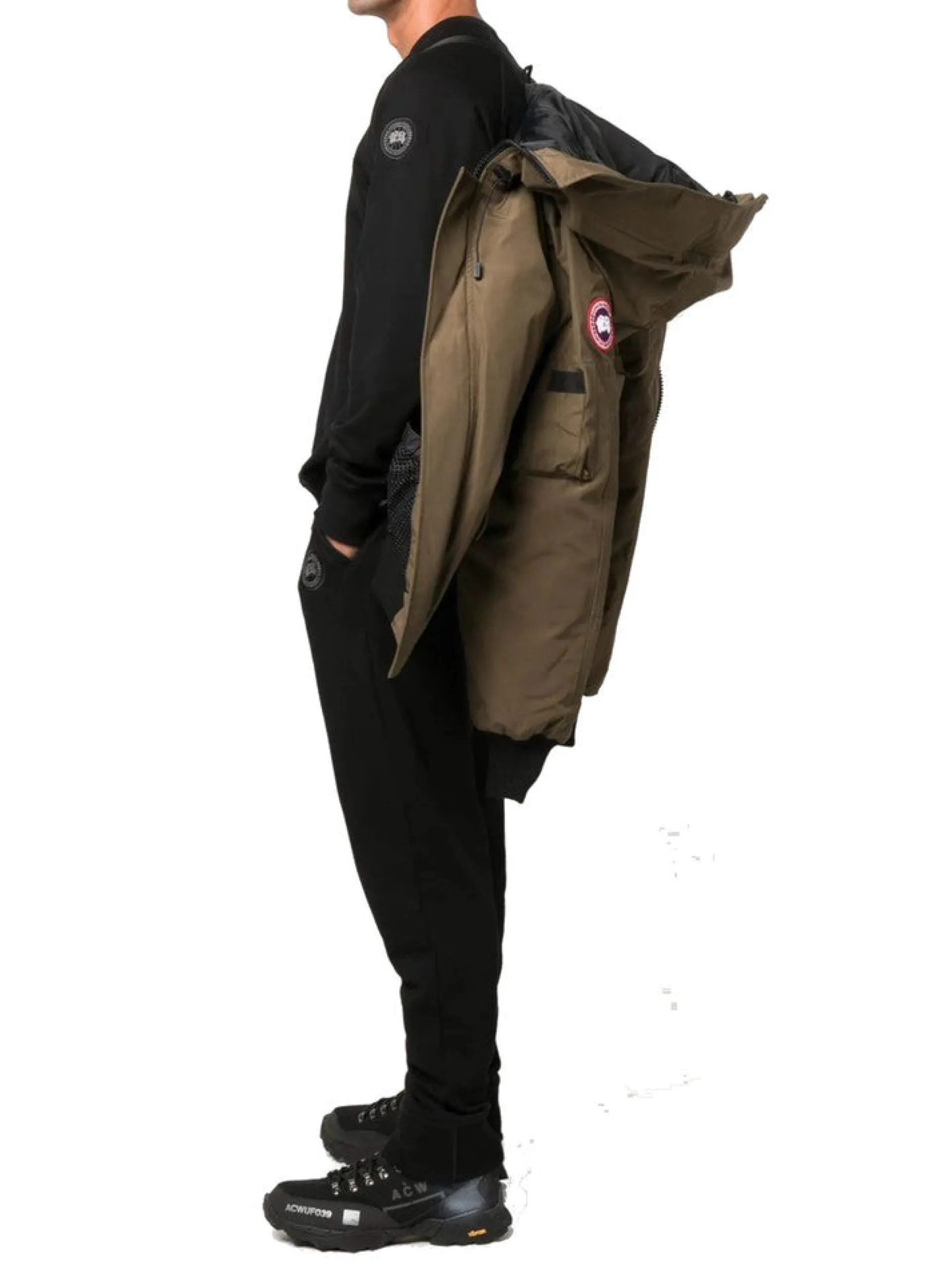 CANADA GOOSE Giubbini*Bomber Chilliwack Verde Militare da Uomo 2050M49