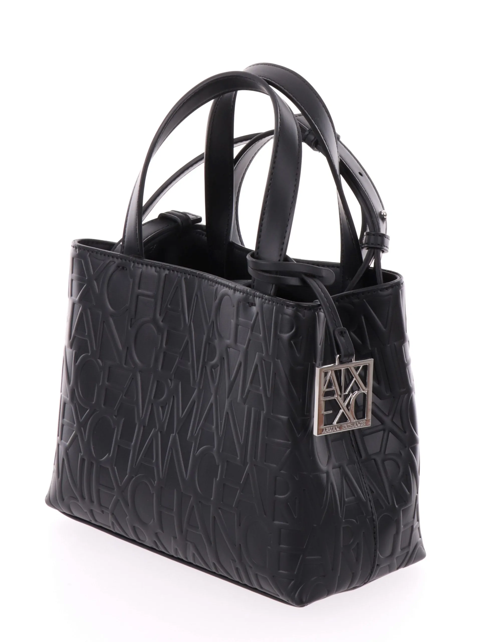ARMANI EXCHANGE Borse*Borsa AX nera da donna doppi manici 942647CC793