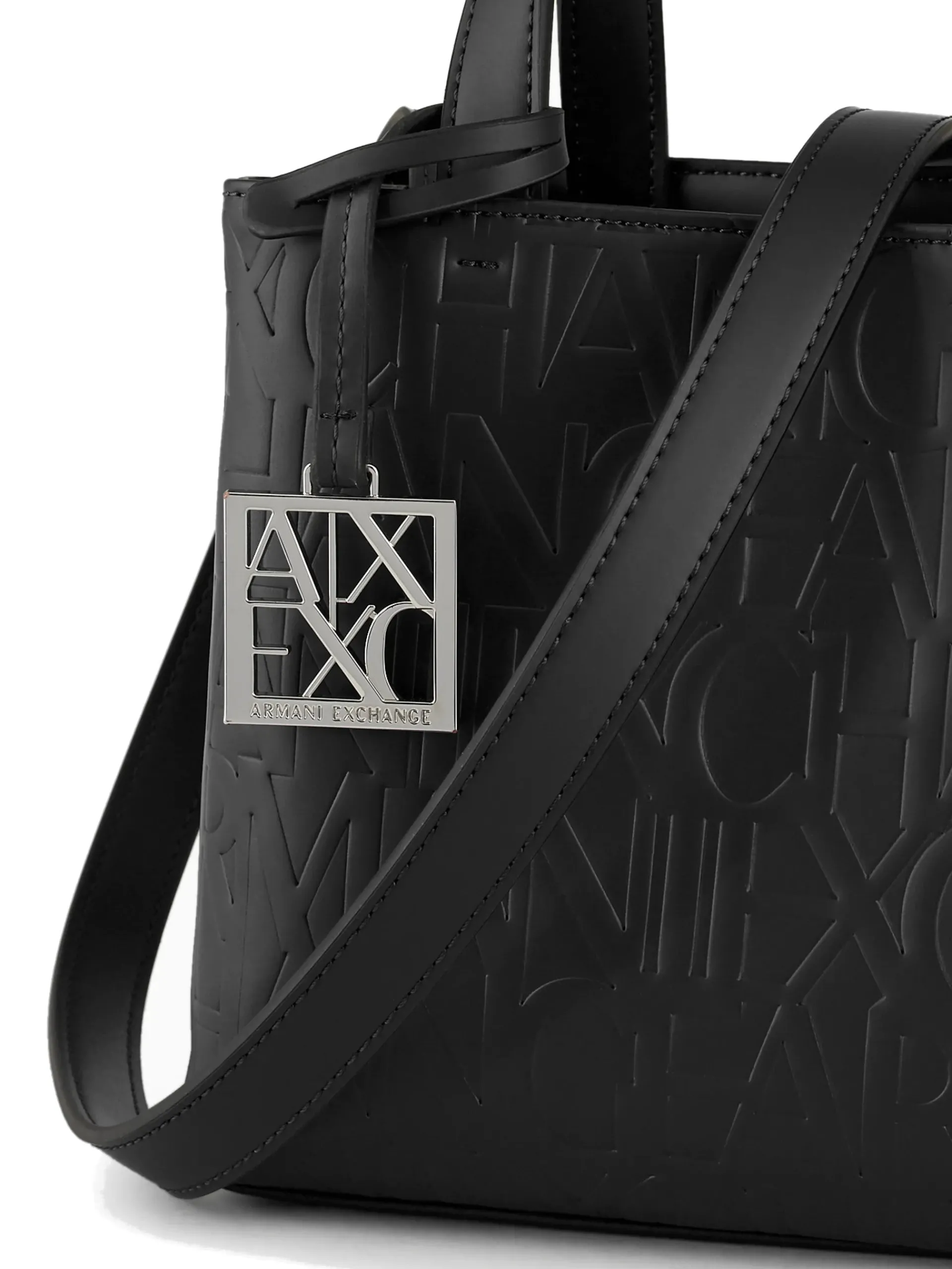 ARMANI EXCHANGE Borse*Borsa AX nera da donna doppi manici 942647CC793