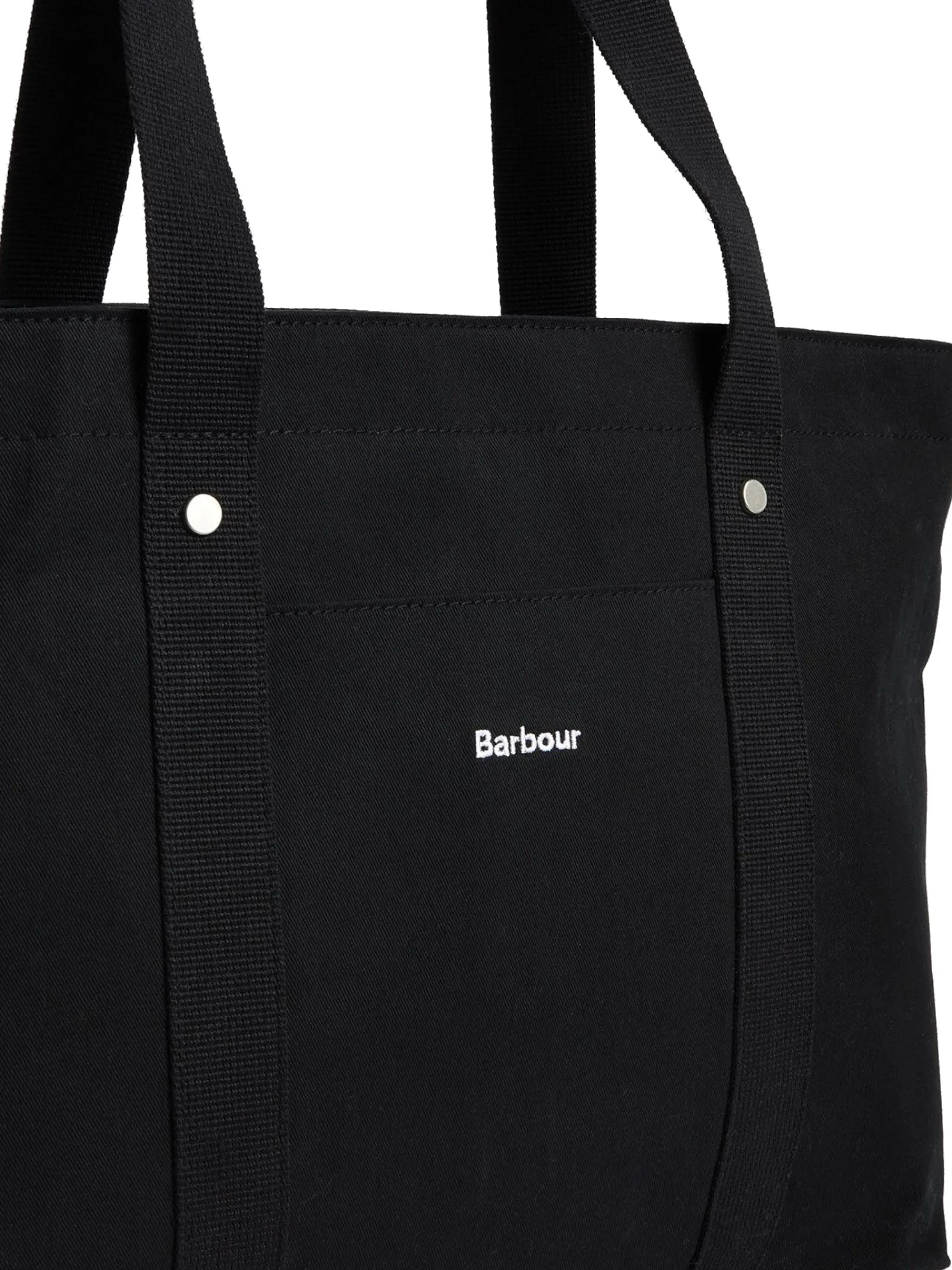 BARBOUR Borse*Borsa nera Olivia Tote Bag logo ricamato LBA0371