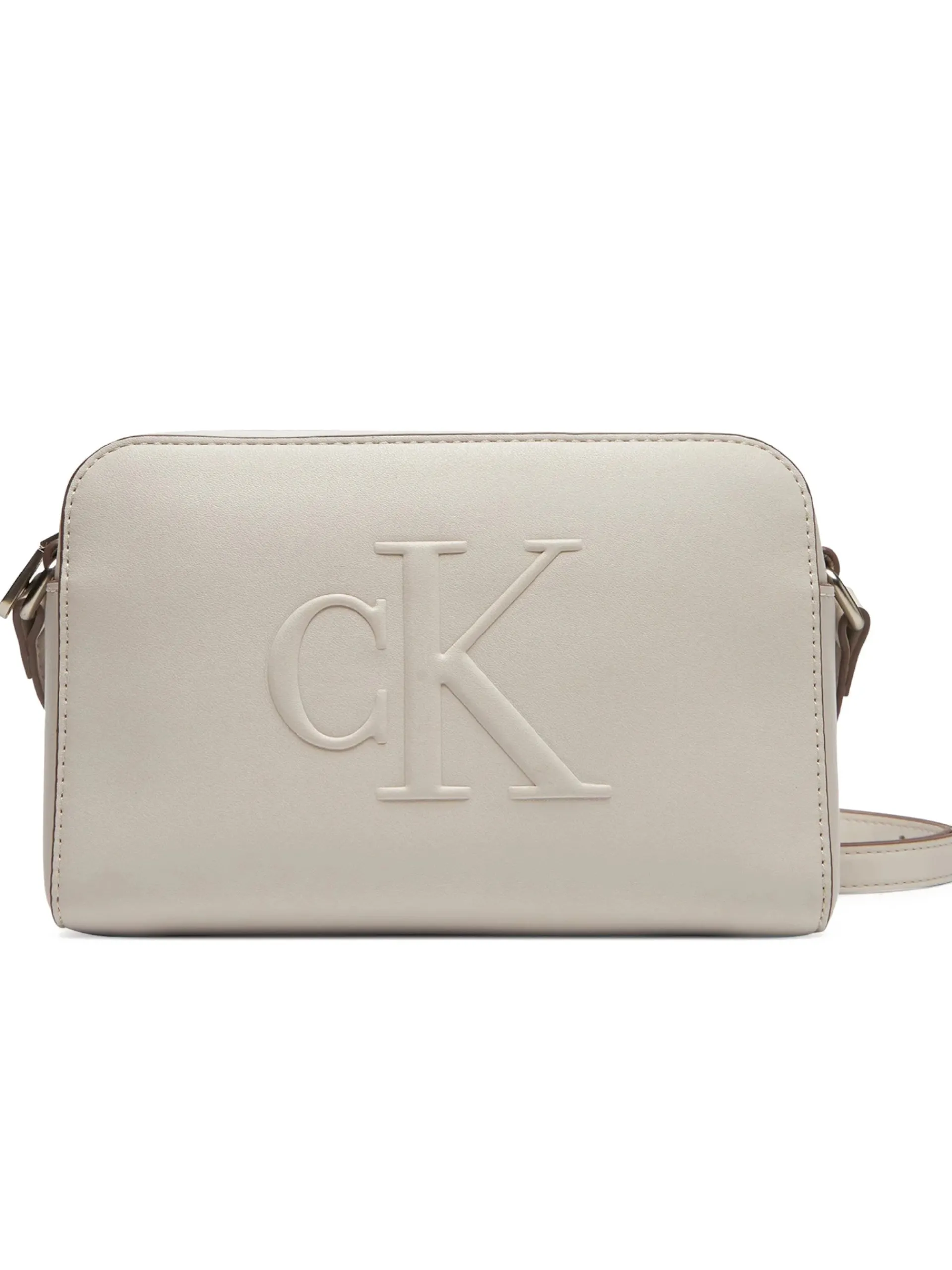 CALVIN KLEIN Borse*Borsa bianca Sculpted EW Camera Bag20 da donna LV04K3036G