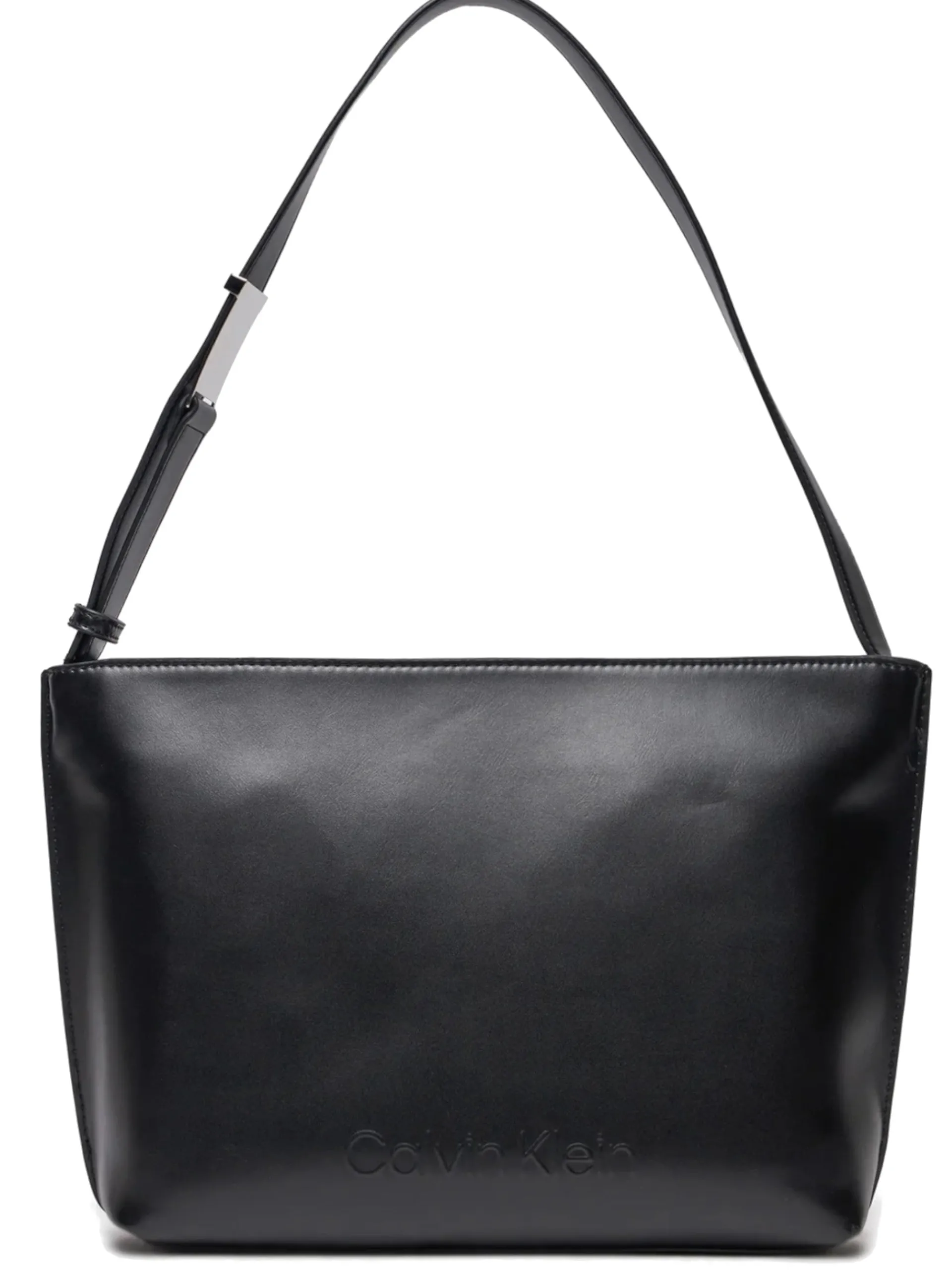 CALVIN KLEIN Borse*Borsa Embossed Logo Medium nera da donna K60K612570
