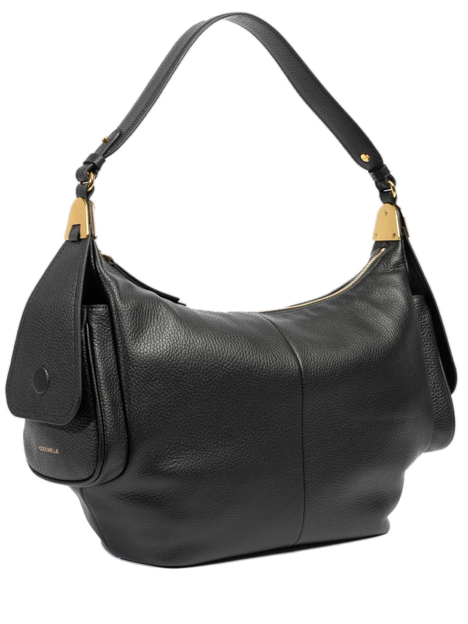 COCCINELLE Borse*Borsa Campus Bag Grained Lth nera da donna E1RFF130201