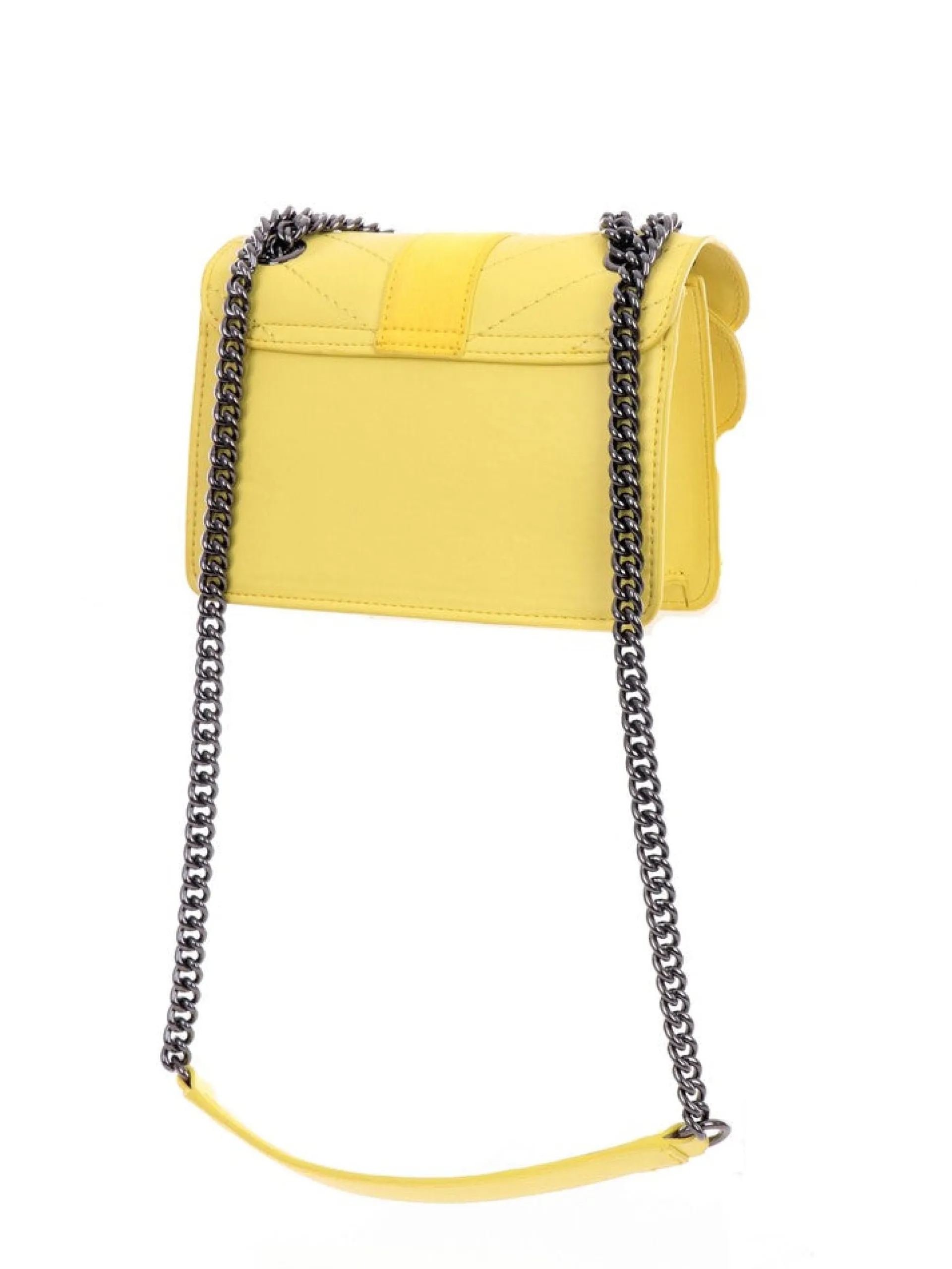 GAELLE Borse*Borsa Gialla da Donna con frange e tracolla regolabile GBDA3265AB