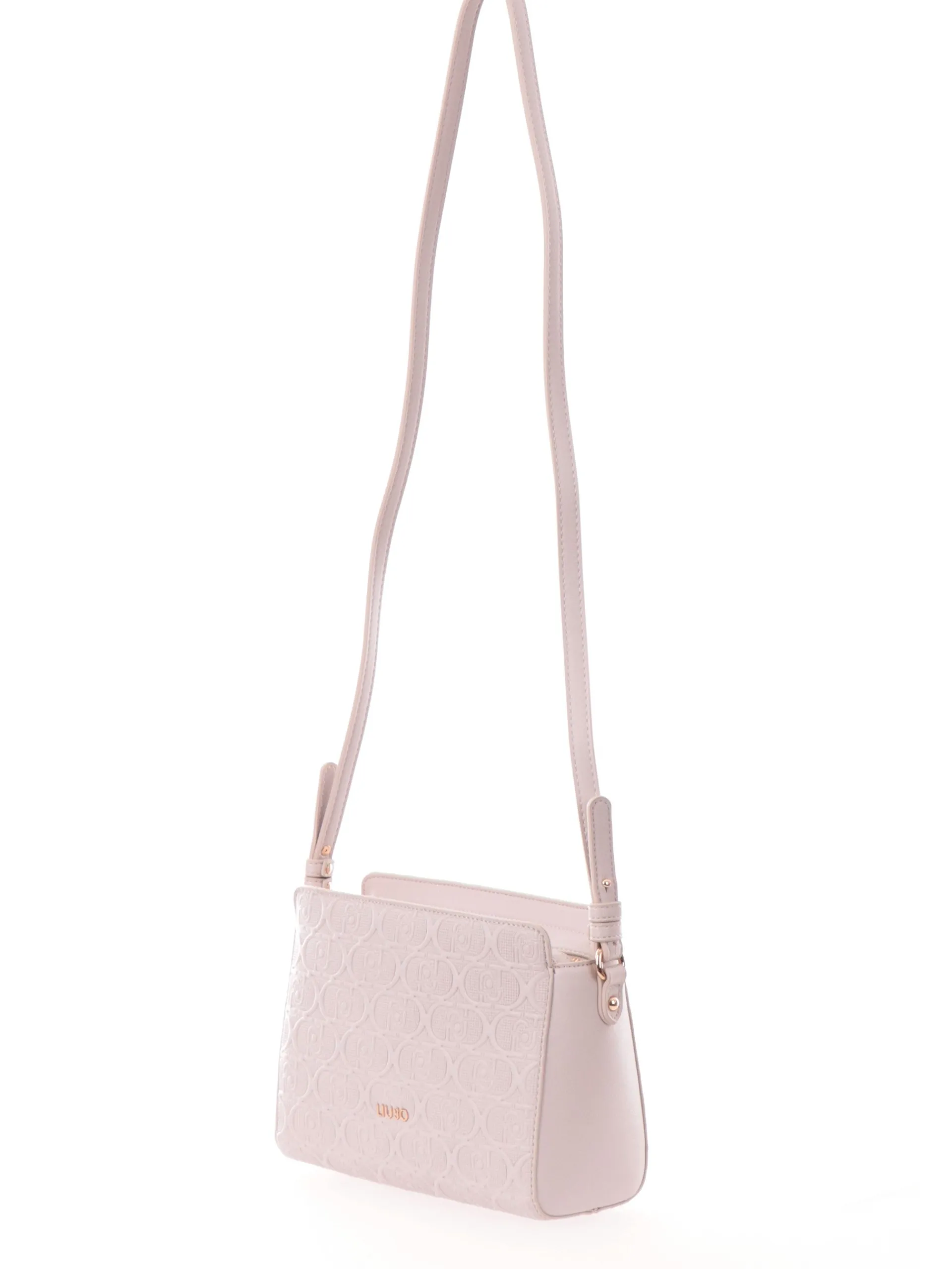 LIU JO MILANO Borse*Borsa Liu Jo bianca Ecs S Crossbody da donna logo all over AF4256E0538