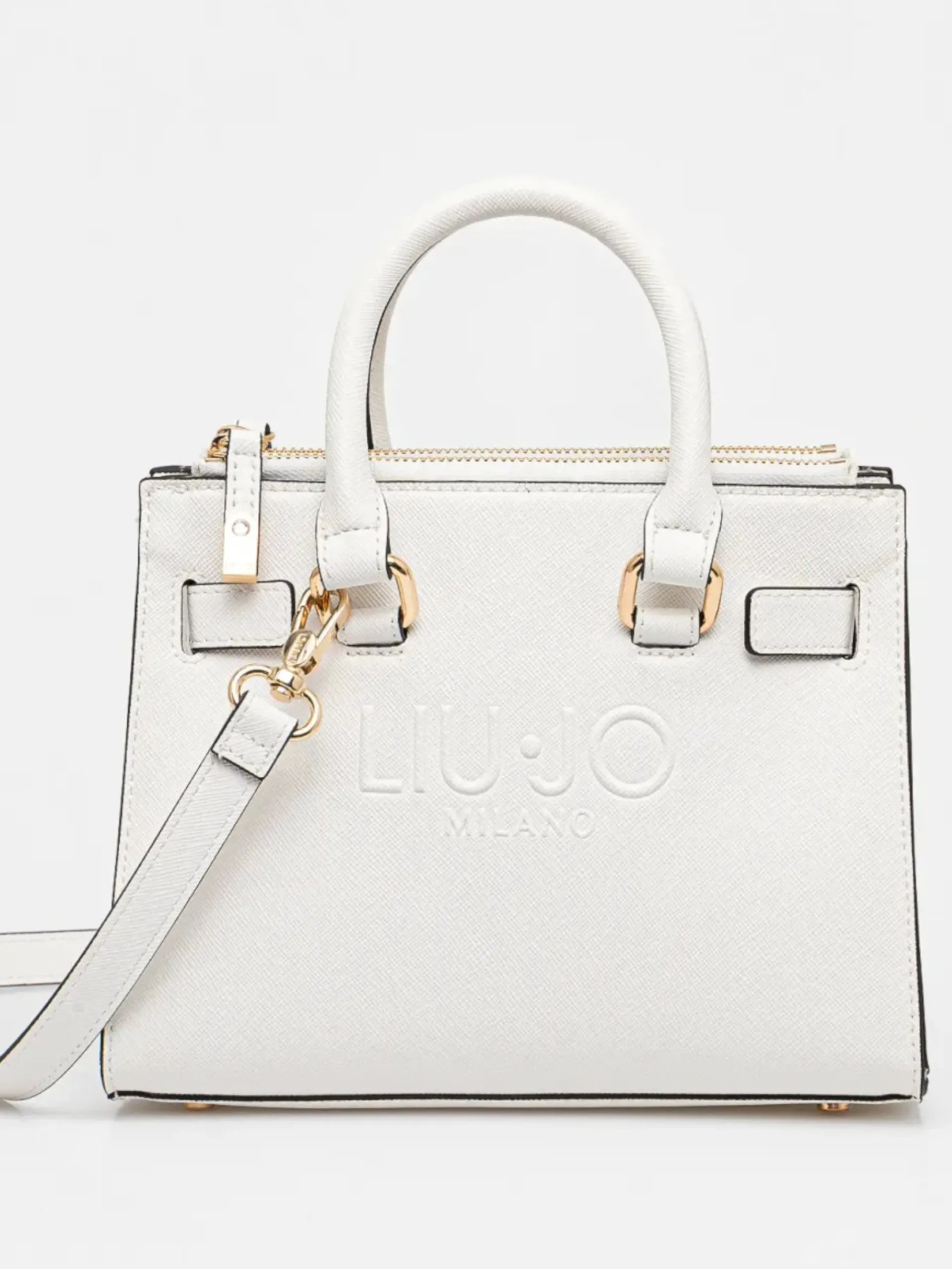 LIU JO MILANO Borse*Borsa Liu Jo bianca S Satchel da donna con tracolla AA5150E0087 01065