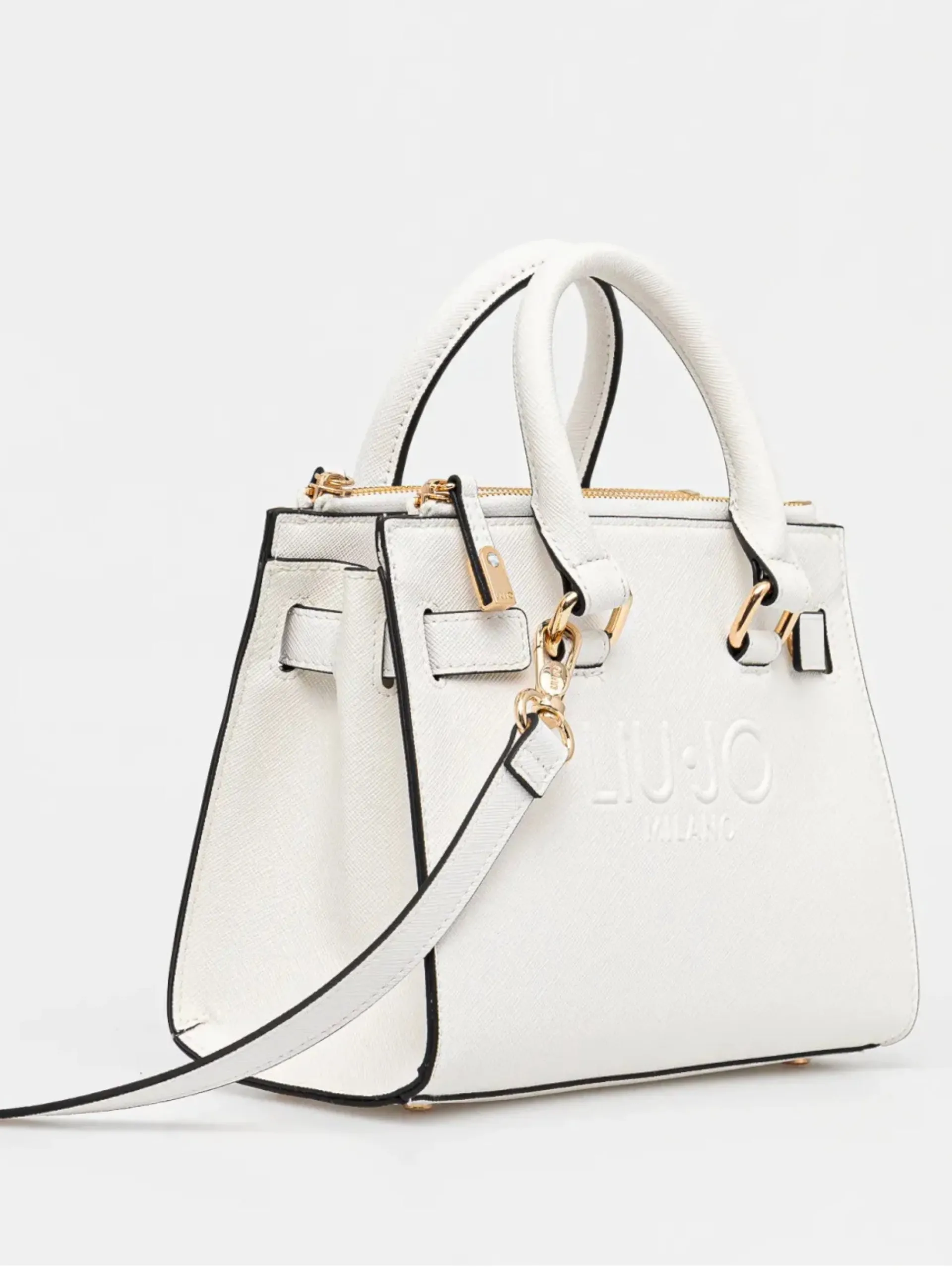 LIU JO MILANO Borse*Borsa Liu Jo bianca S Satchel da donna con tracolla AA5150E0087 01065