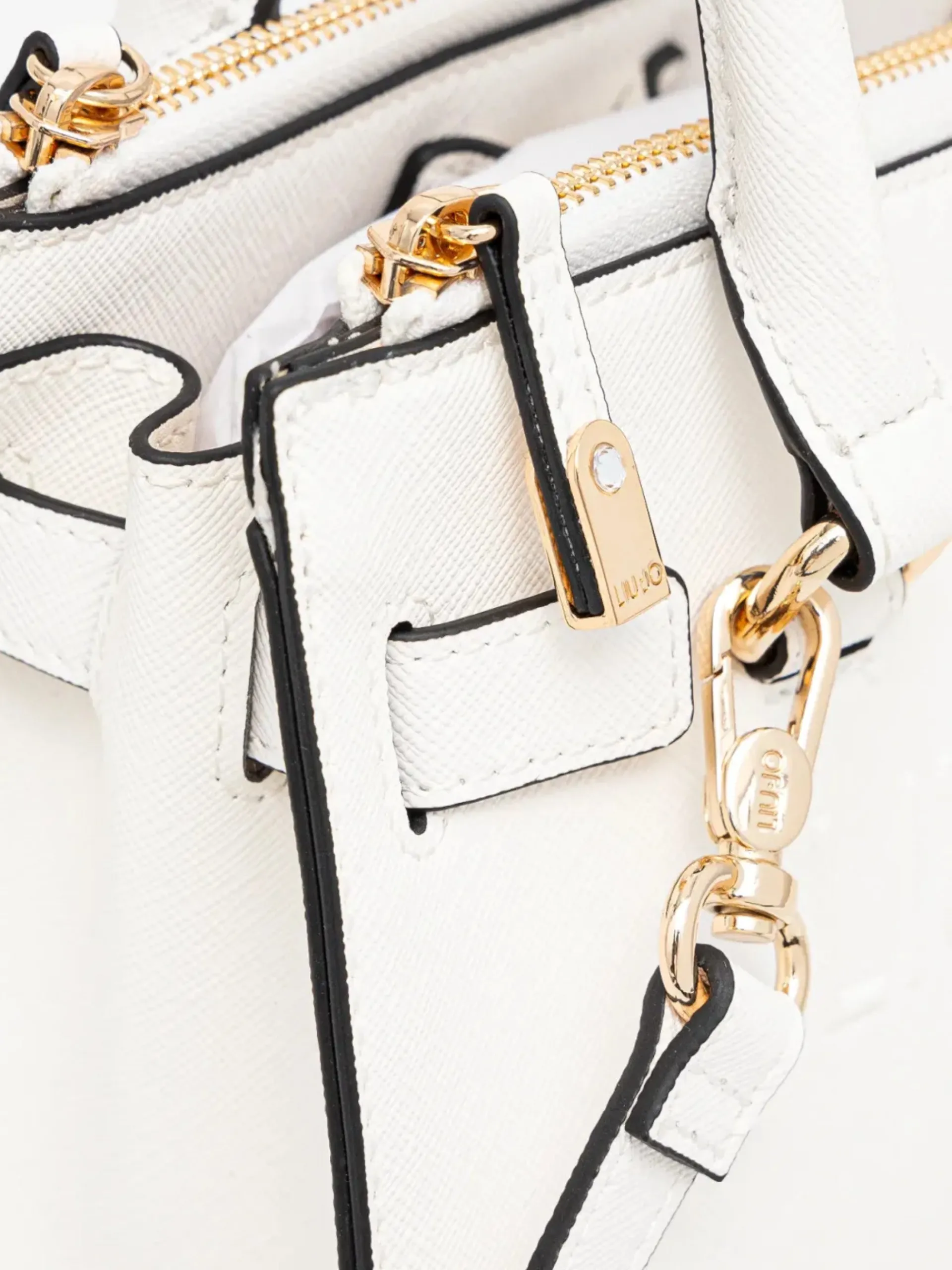 LIU JO MILANO Borse*Borsa Liu Jo bianca S Satchel da donna con tracolla AA5150E0087 01065