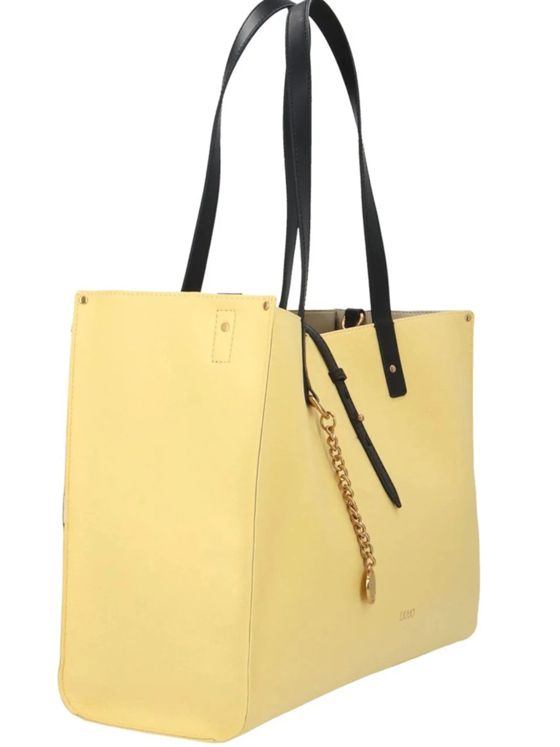 LIU JO MILANO Borse*Borsa Liu Jo gialla ECS L Tote da donna con borsa interna utilizzabile separatamente AA5024E0064