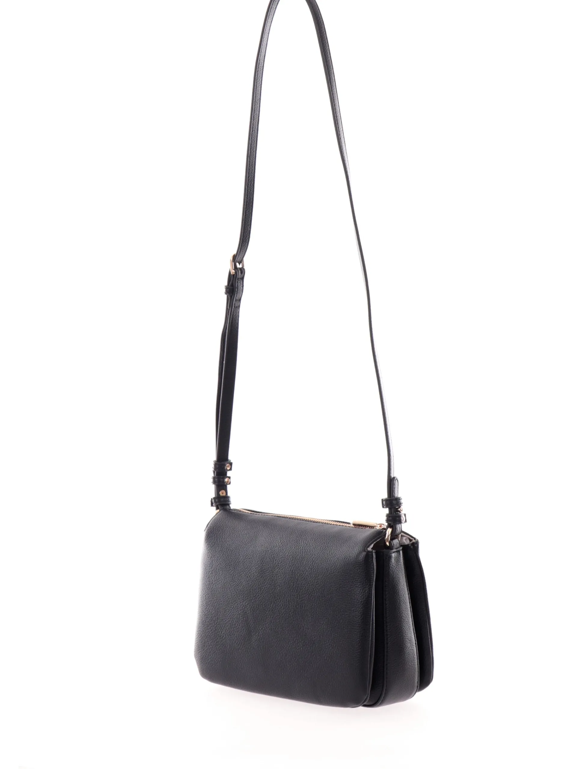 LIU JO MILANO Borse*Borsa Liu Jo nera Crossbody da donna con tracolla e tre scomparti AA5212E0058