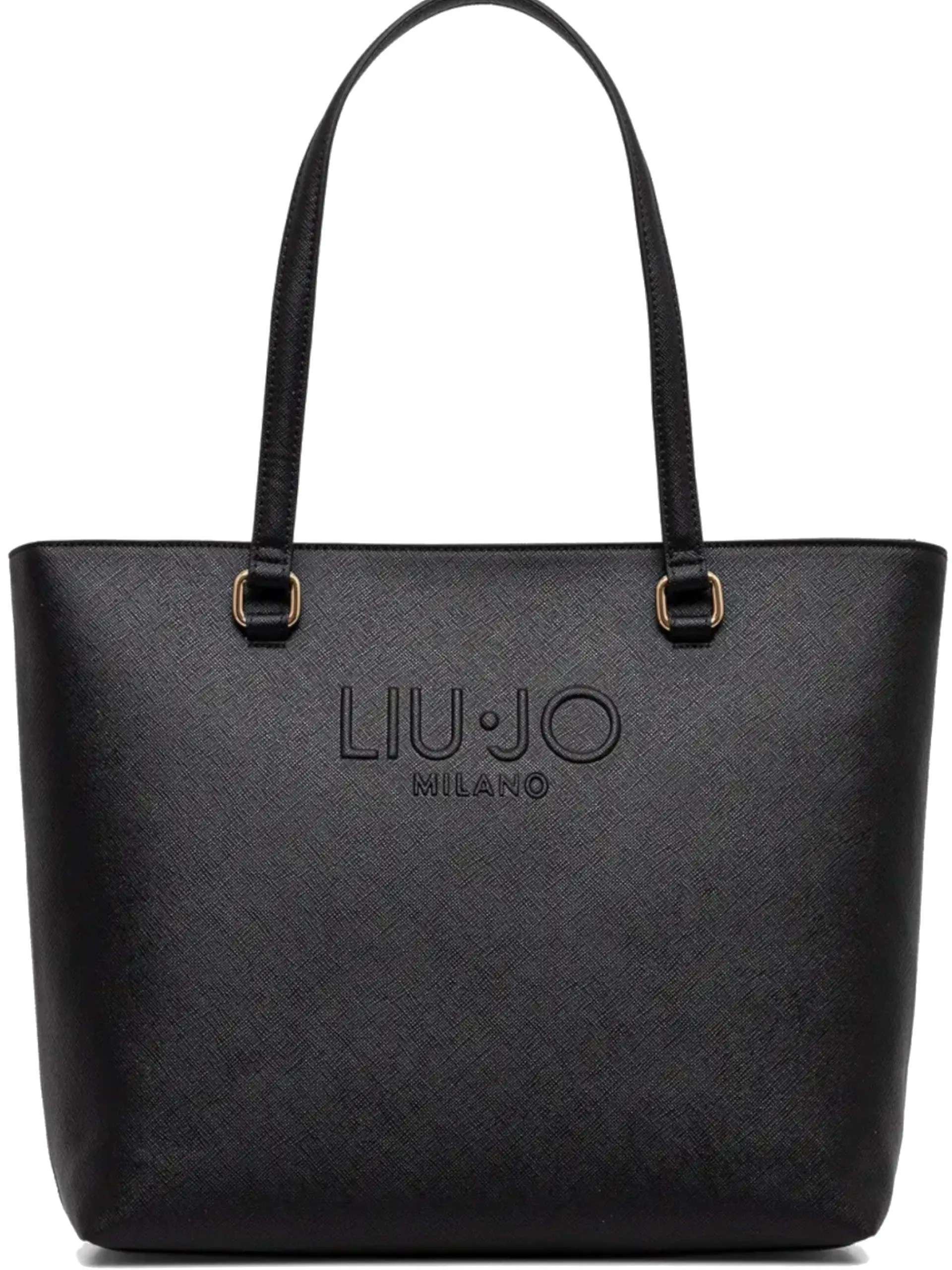 LIU JO MILANO Borse*Borsa Liu Jo nera M Tote da donna doppio manico AA5321E0087 22222