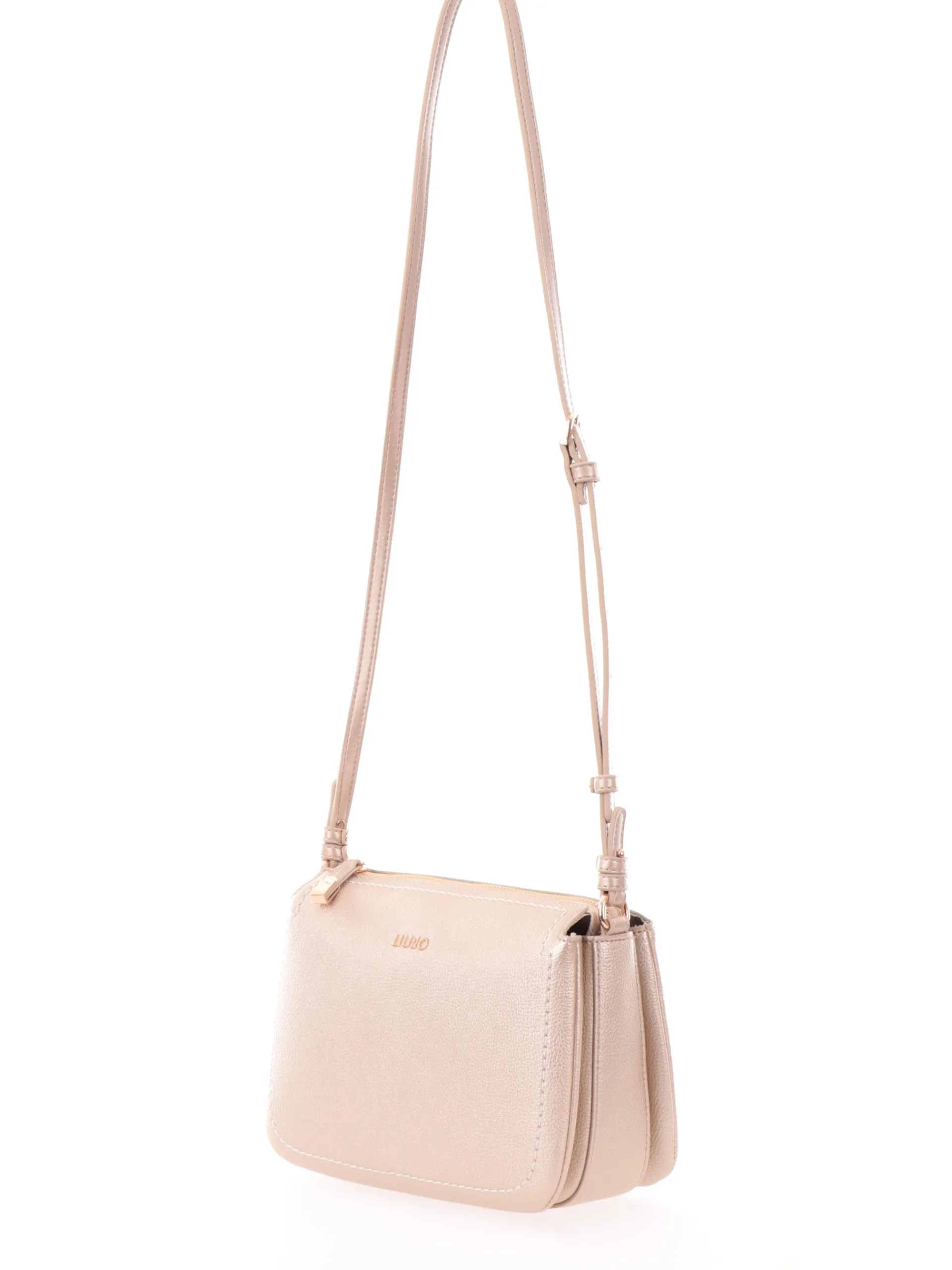 LIU JO MILANO Borse*Borsa Liu Jo oro S Crossbody da donna tre scomparti AA5072E0058