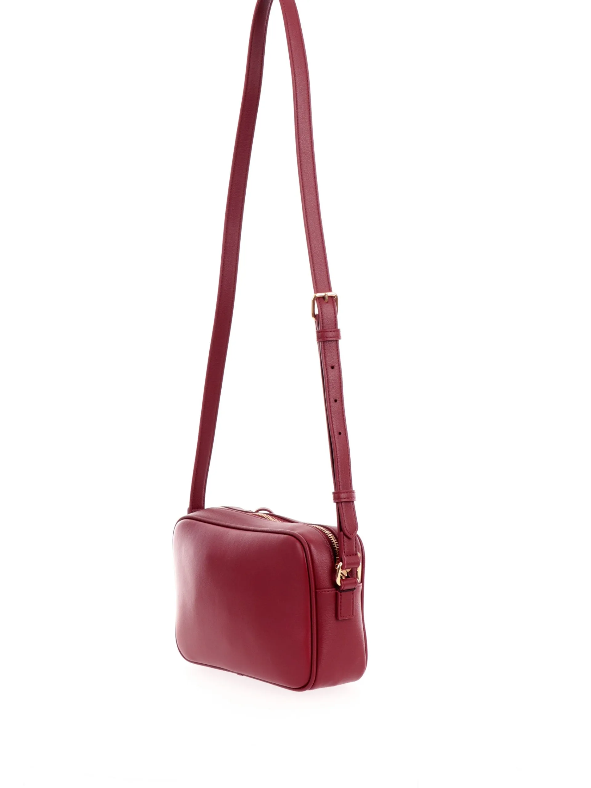 LOVE MOSCHINO Borse*Borsa bordeaux con tracolla in vera pelle JC4117