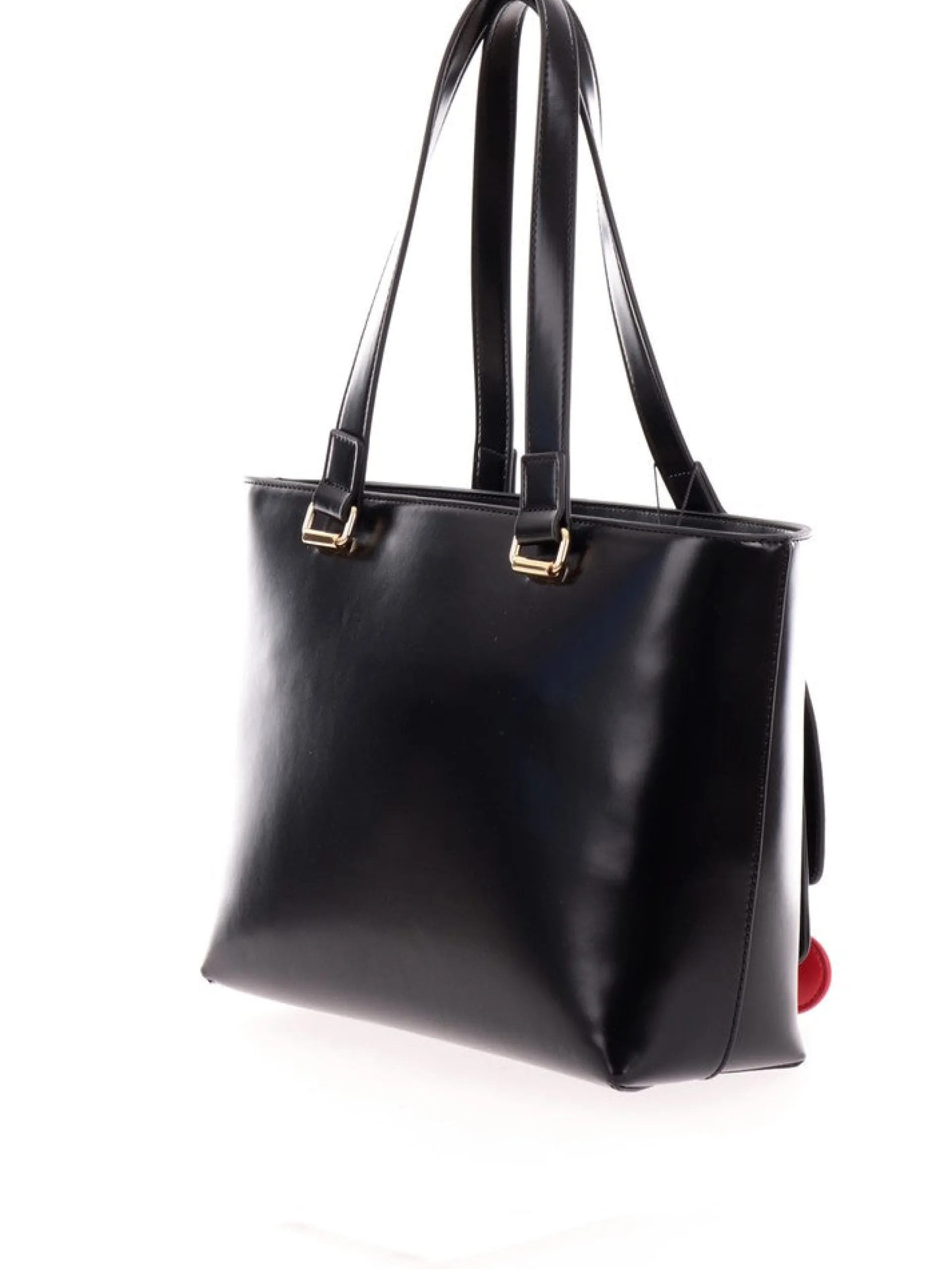 LOVE MOSCHINO Borse*Borsa in pelle nera con manici JC4141LM1