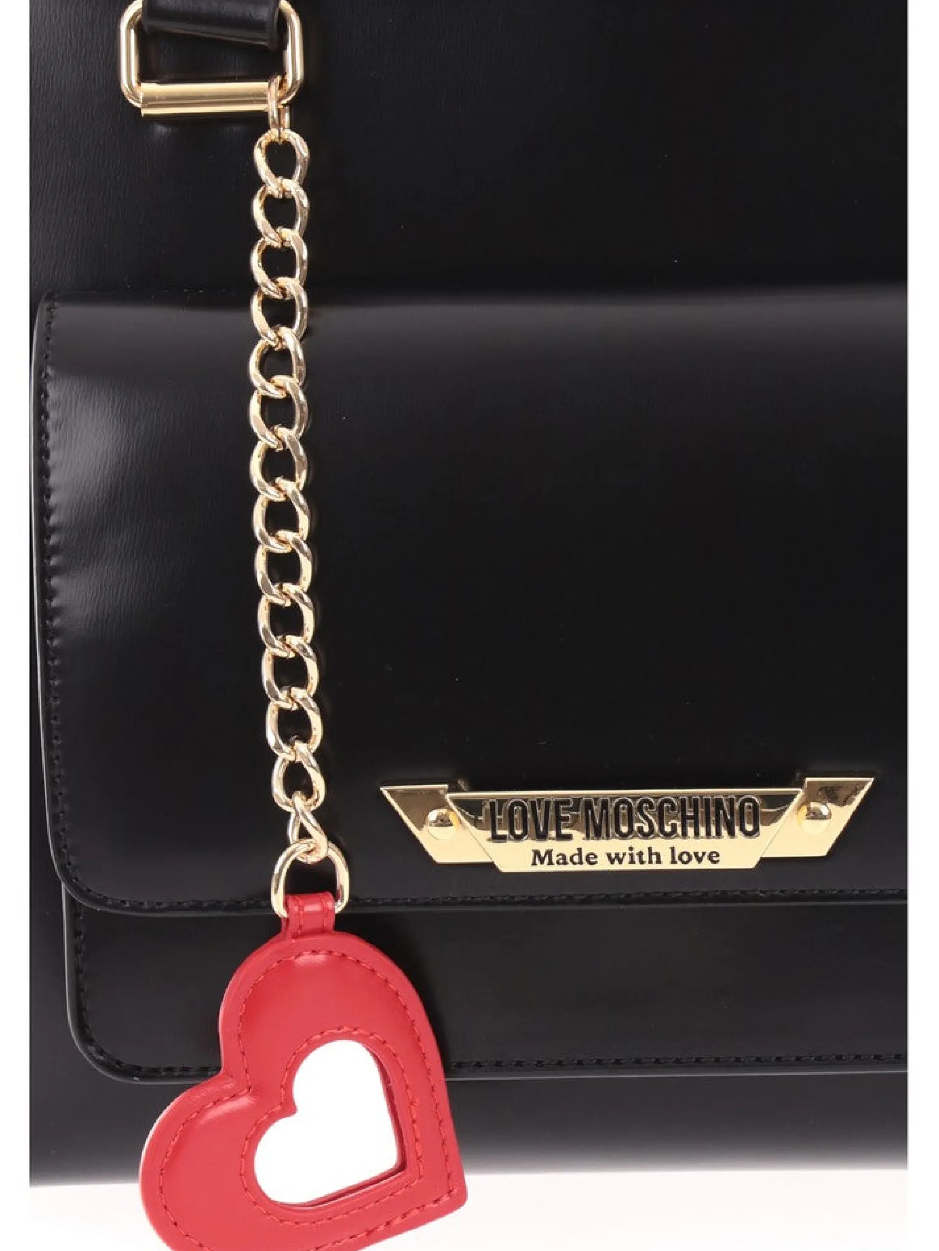 LOVE MOSCHINO Borse*Borsa in pelle nera con manici JC4141LM1