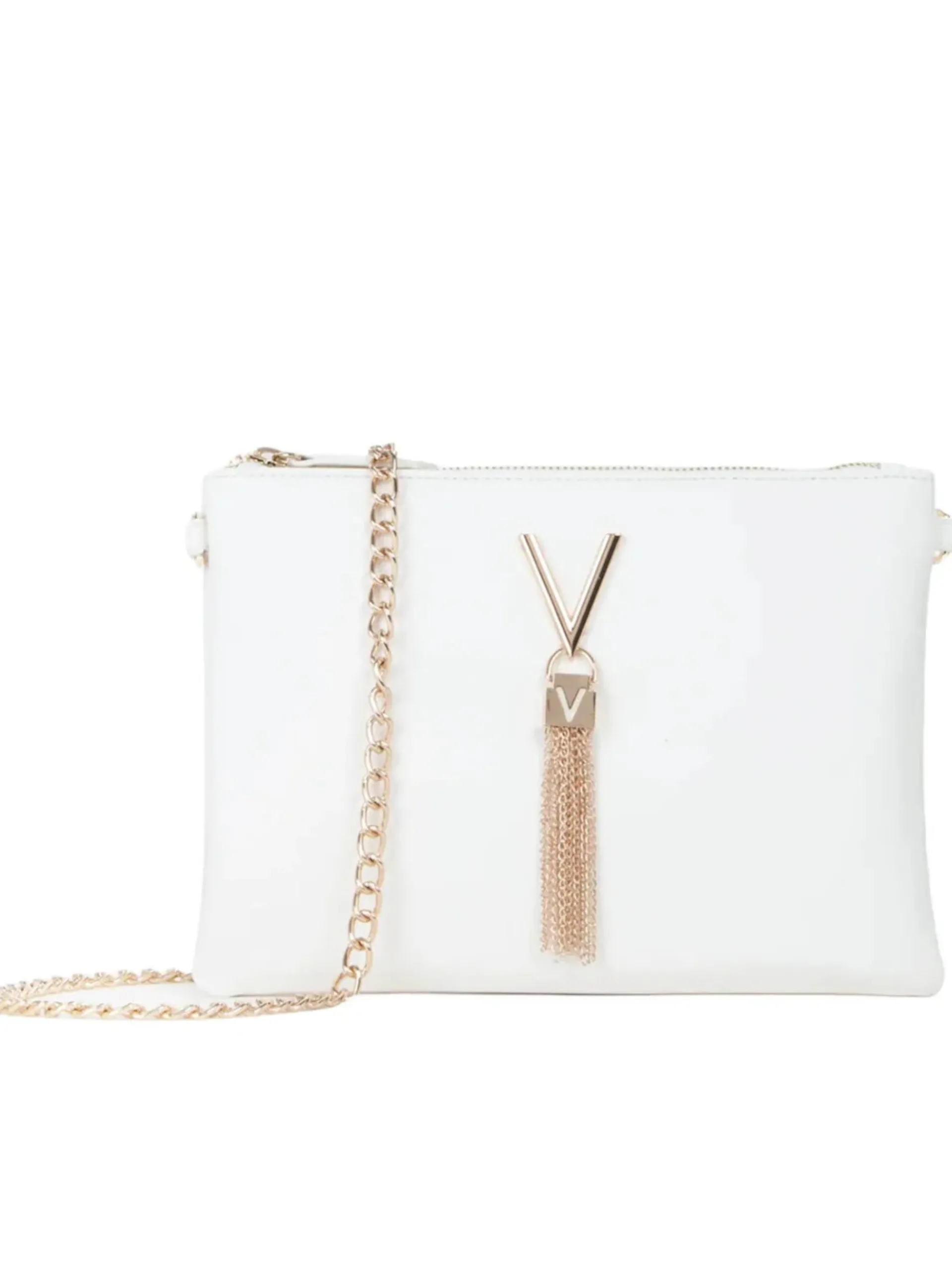 VALENTINO ACCESSORI Borse*Borsa Valentino bianca Divina Sa da donna con tracolla catenella VBS1IJ19
