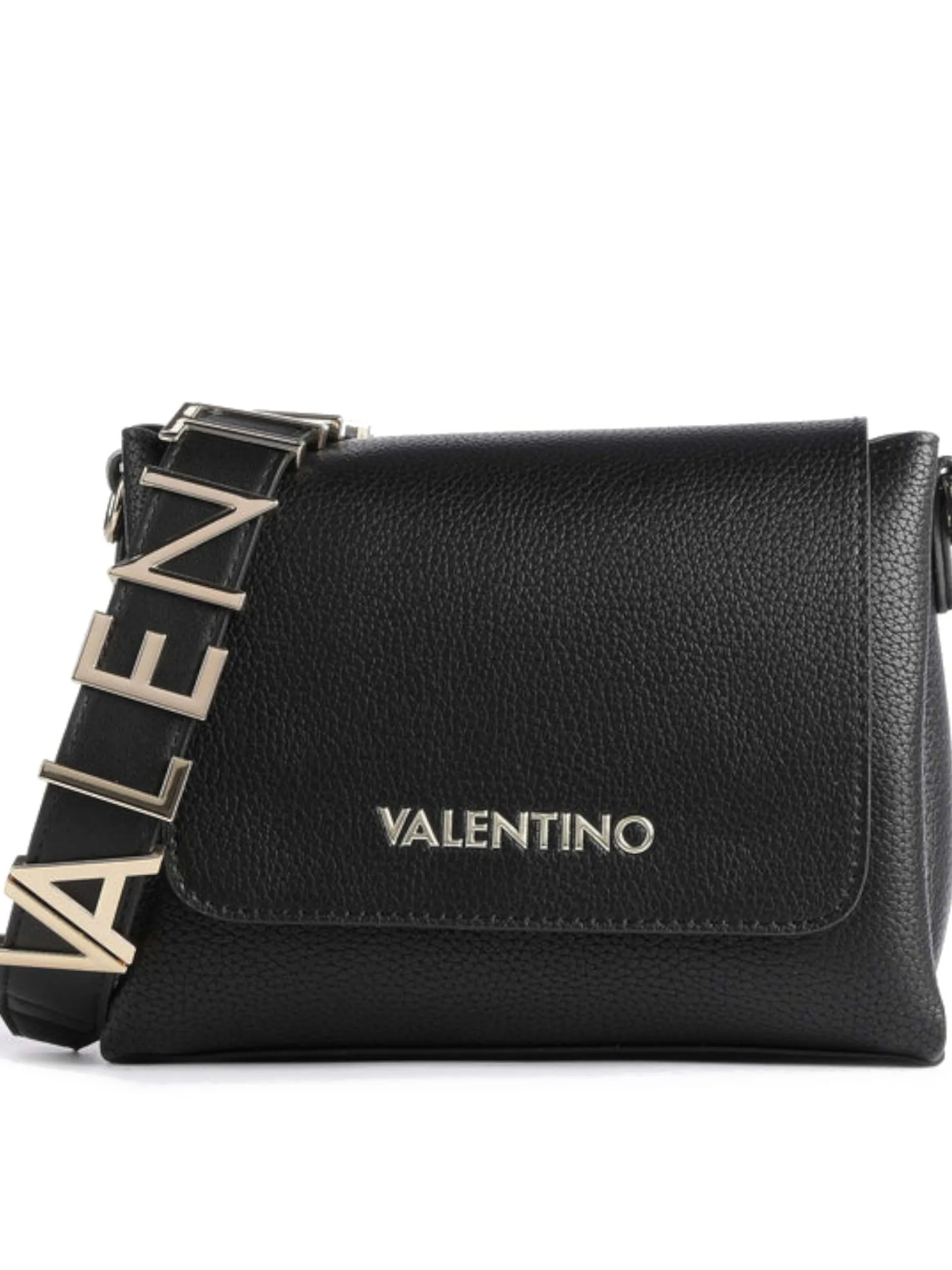 VALENTINO ACCESSORI Borse*Borsa Valentino nera Alexia Medium con tracolla logata VBS5A806