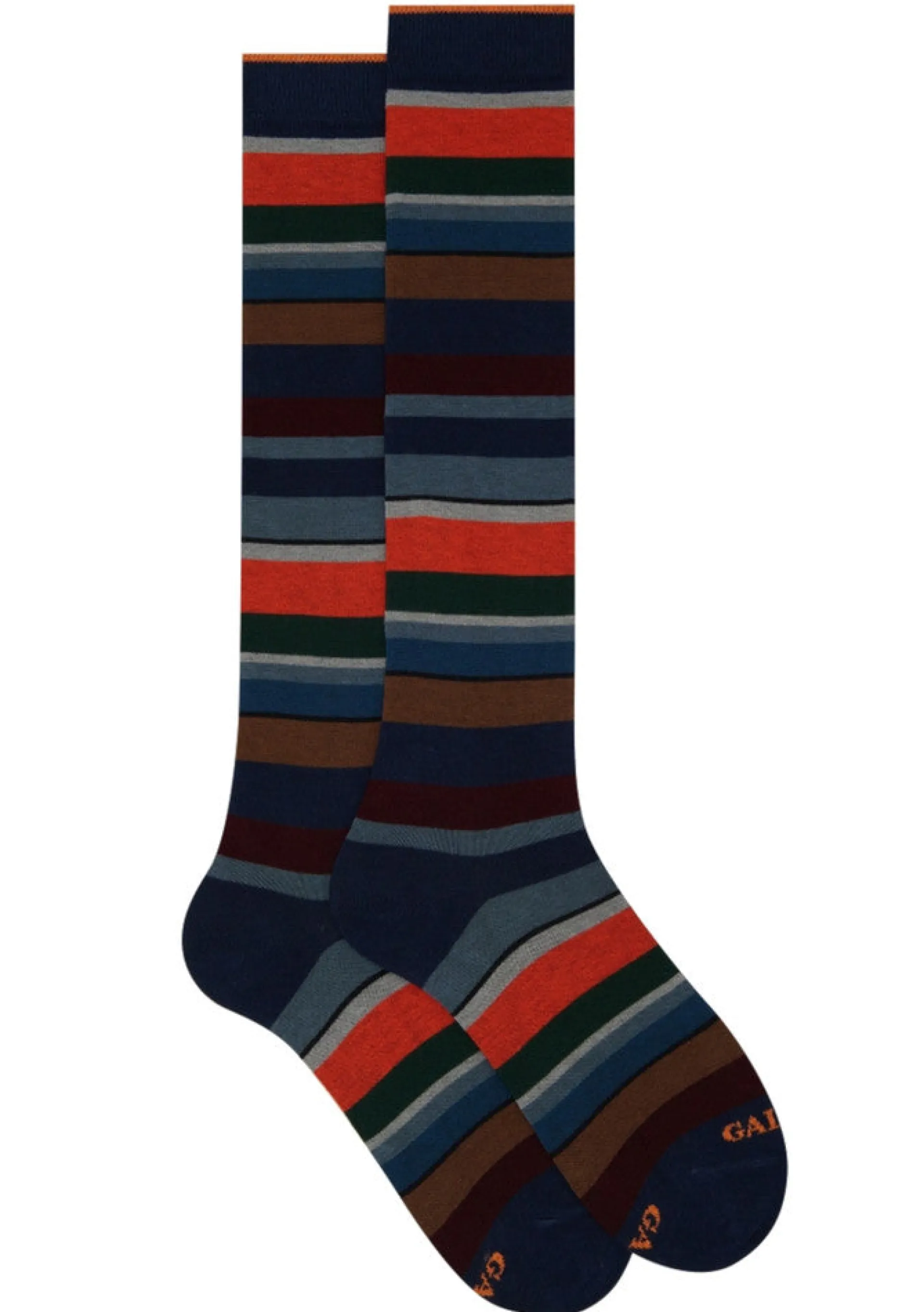 GALLO Calzini*Calzini uomo a righe multicolor AP103413