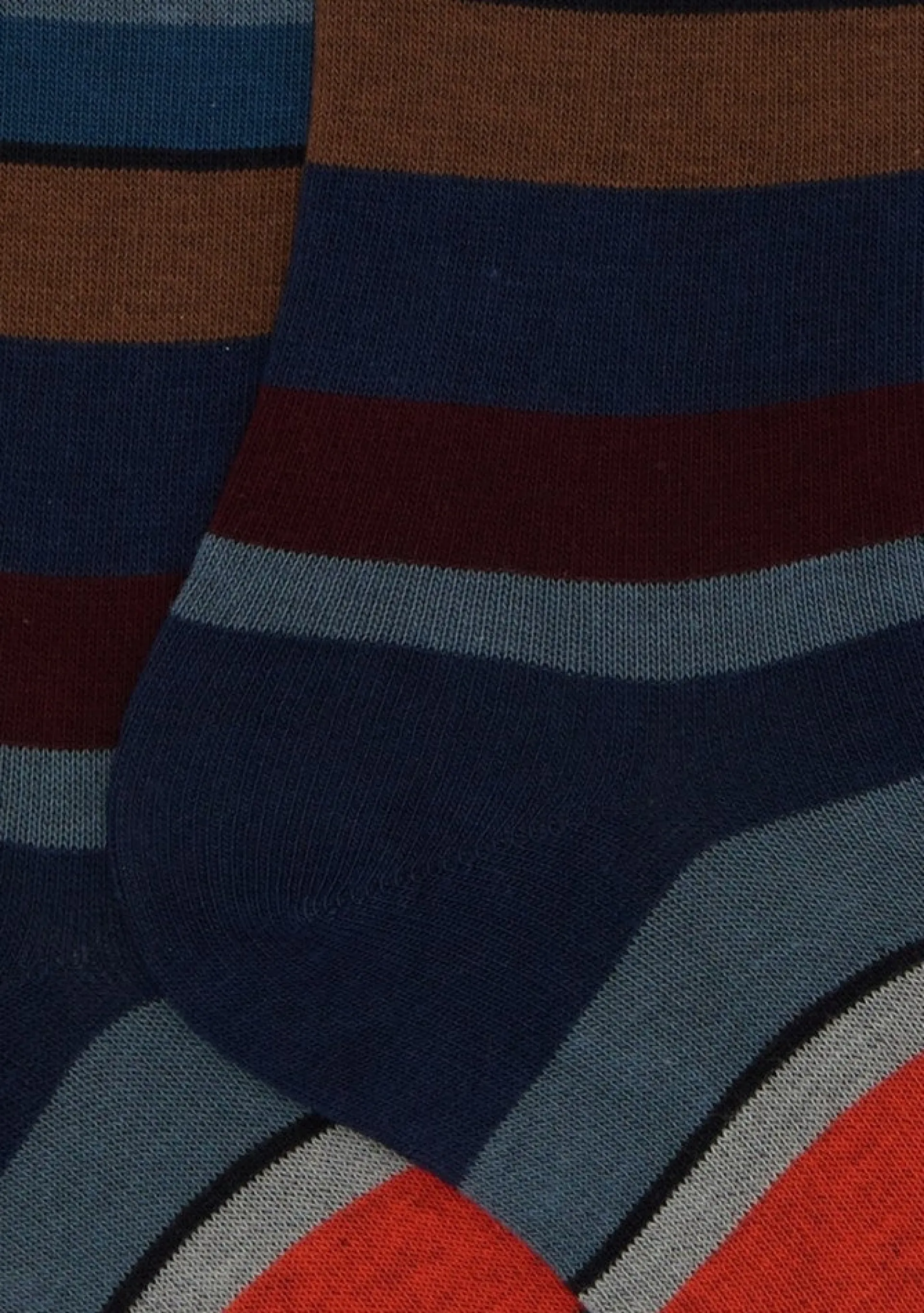 GALLO Calzini*Calzini uomo a righe multicolor AP103413