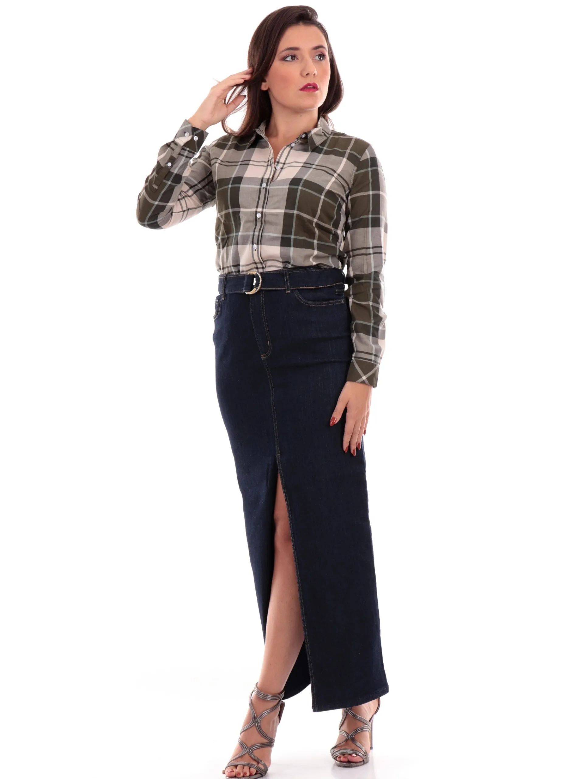 BARBOUR Top & Camicie*Camicia a quadri verde da donna Bredon LSH1353