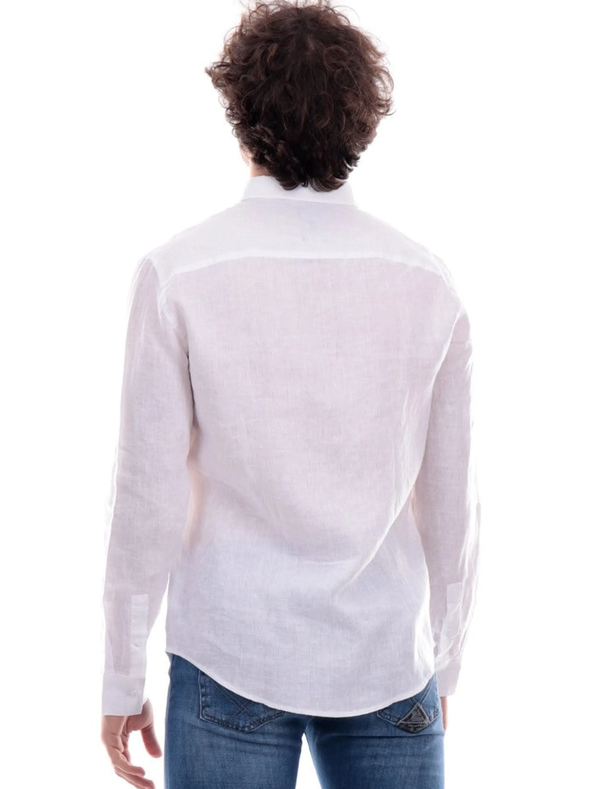 ARMANI EXCHANGE Camicie*Camicia AX da uomo bianca 8NZC50ZNCFZ