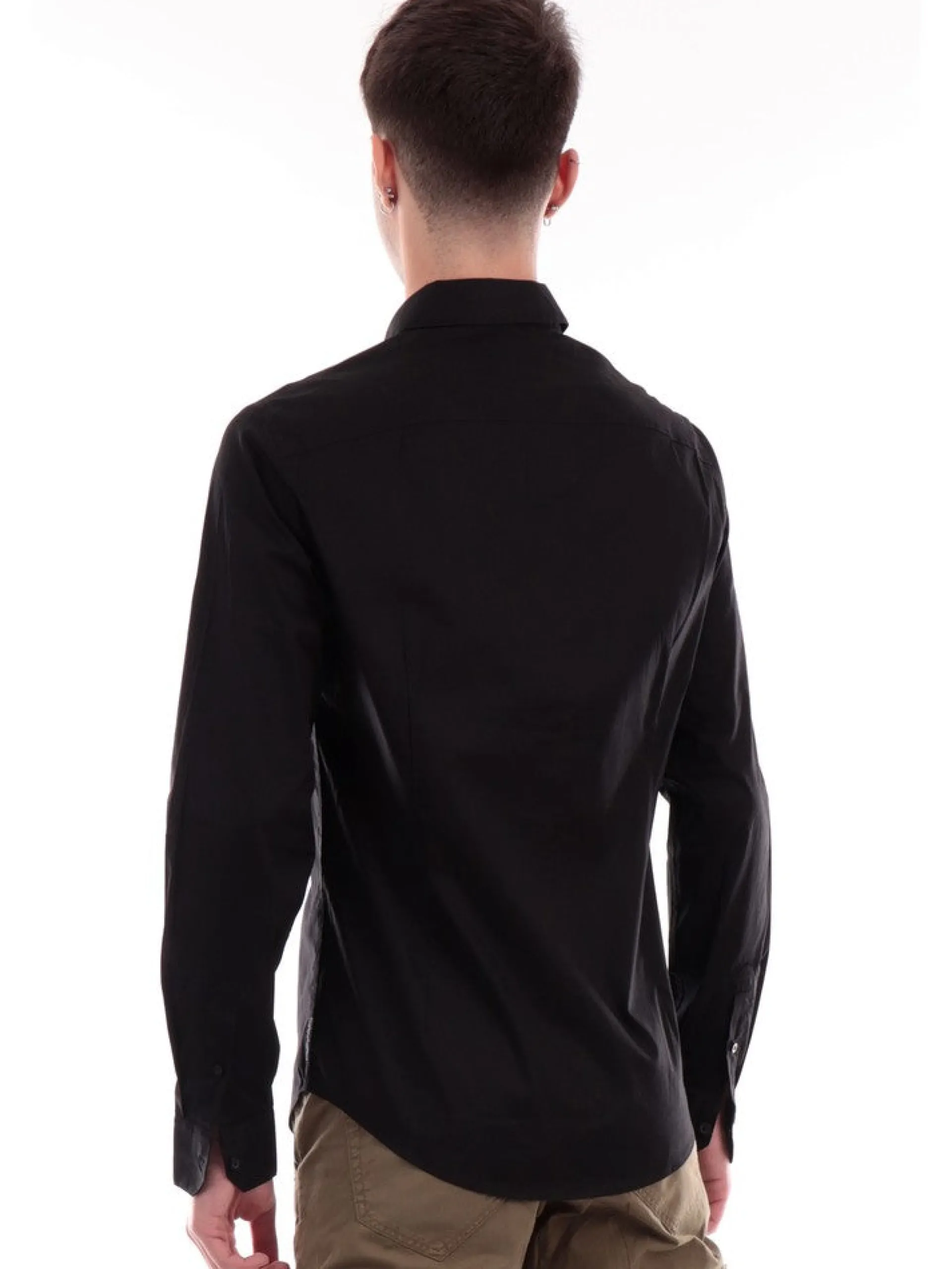 ARMANI EXCHANGE Camicie*Camicia AX nera da uomo 8NZC31ZN28Z