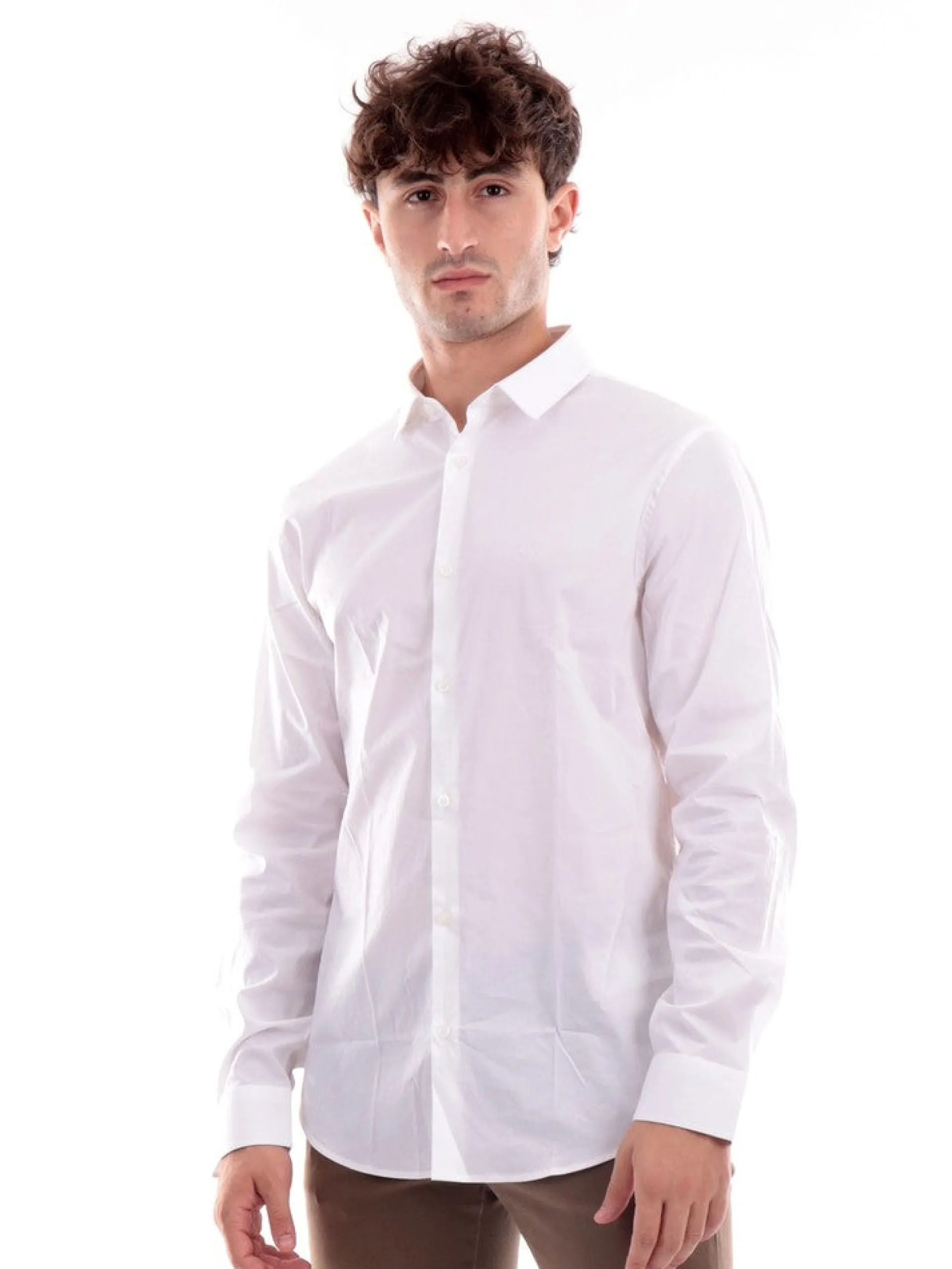 ARMANI EXCHANGE Camicie*Camicia bianca da uomo 8NZC31ZN28Z
